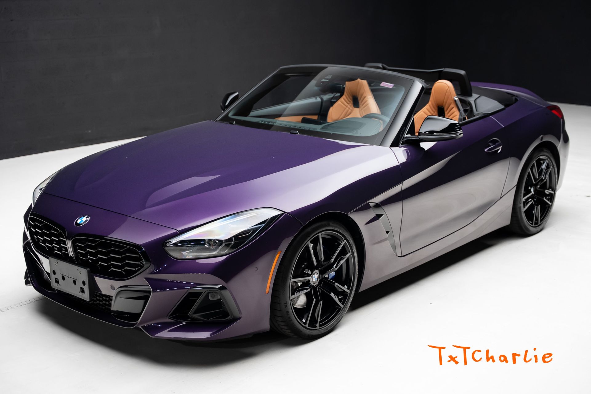 Thundernight Metallic 2025 BMW Z4 M40i RWD Convertible Rear-Wheel Drive 8-Speed Automatic