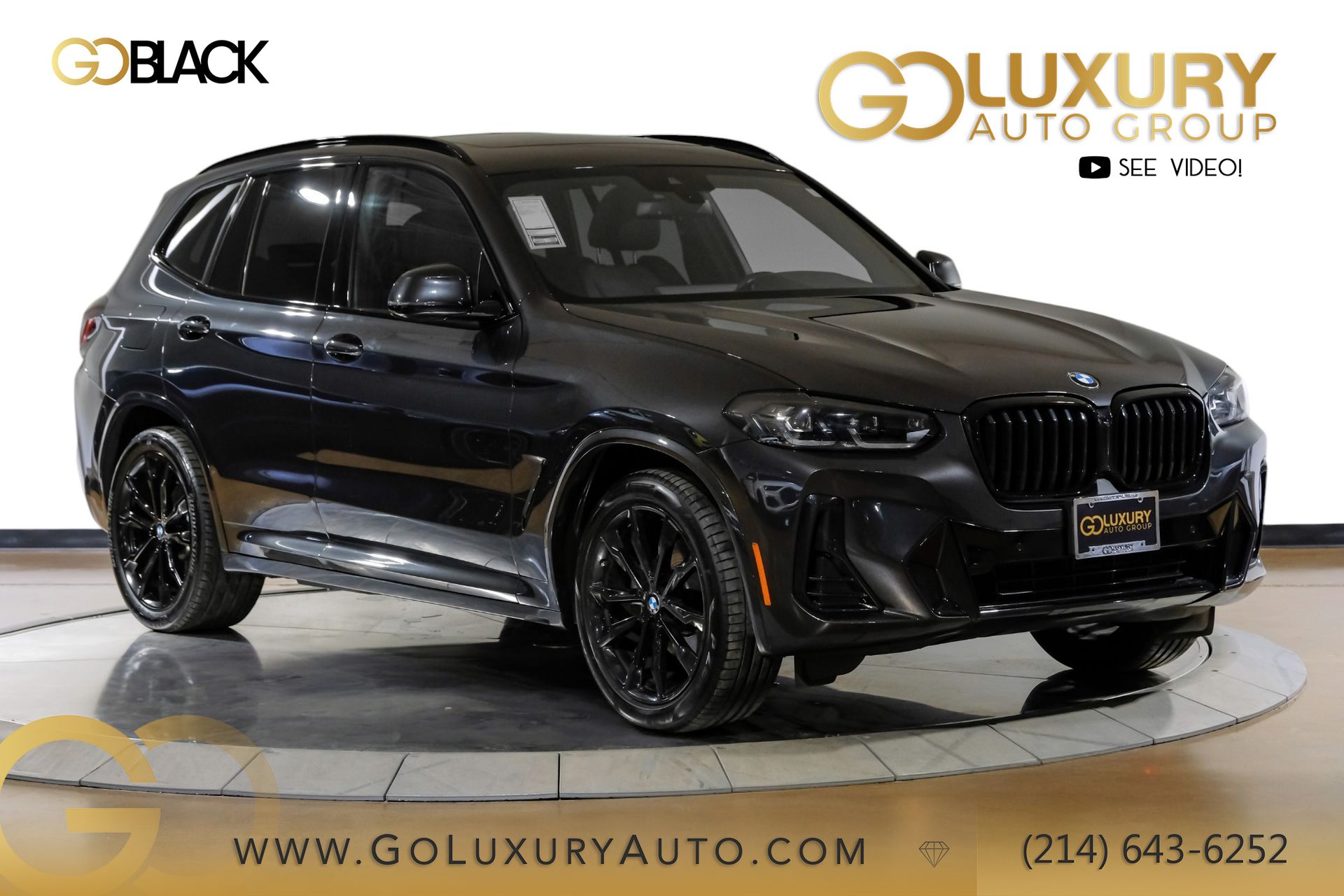 Gray (Dark Graphite Metallic) 2023 BMW X3 SUV / Crossover Rear-Wheel Drive 8-Speed Automatic