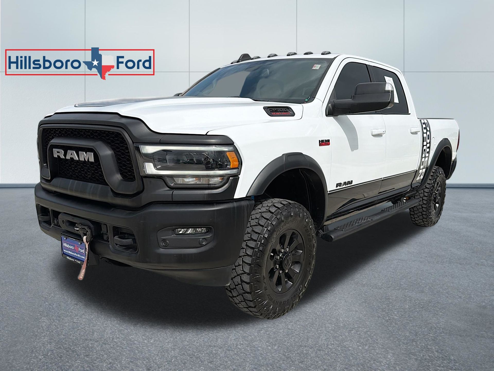 Bright White Clearcoat 2022 RAM 2500 Power Wagon Crew Cab 4WD Pickup Truck Four-Wheel Drive 8-Speed Automatic