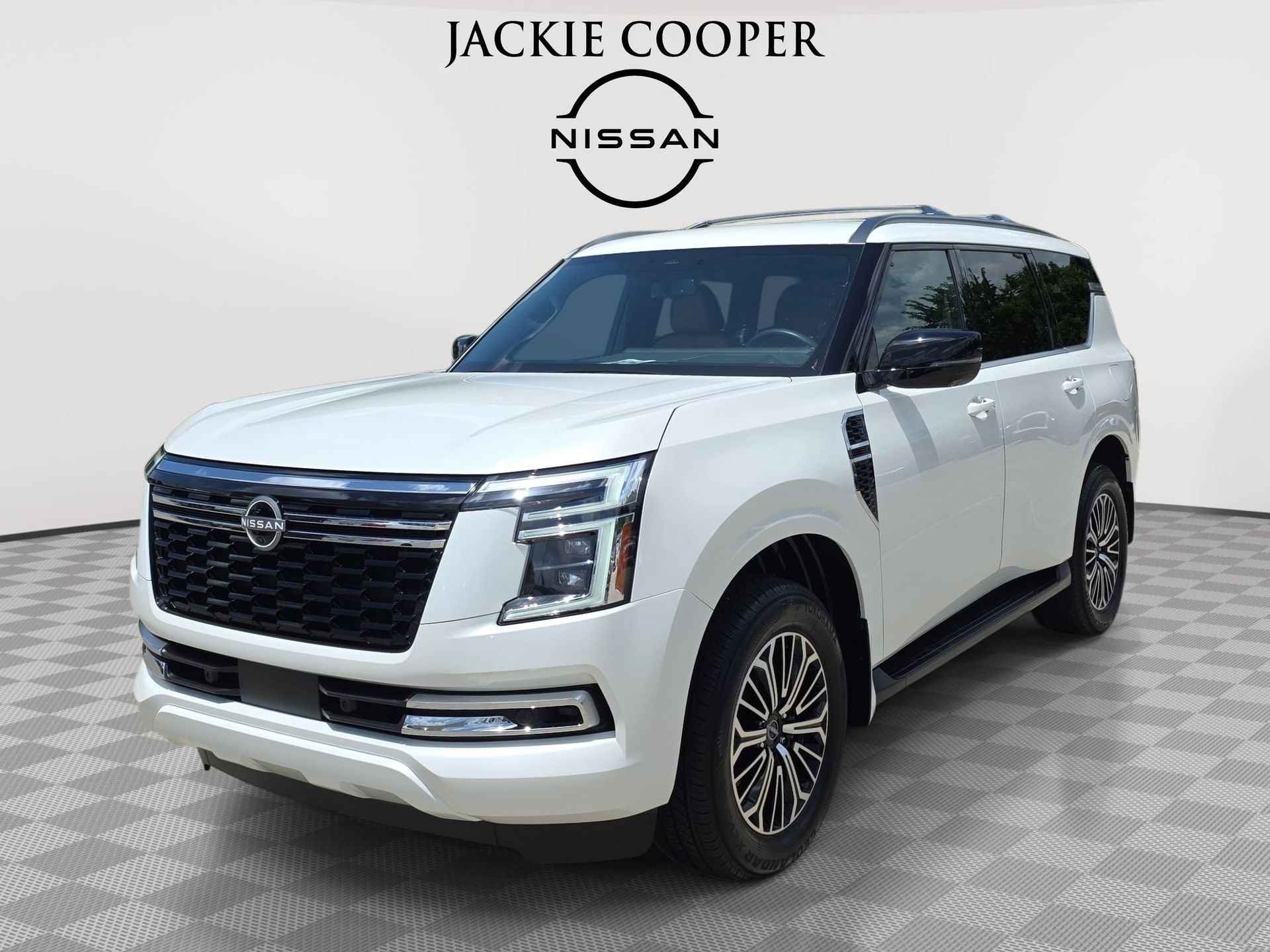 Aspen White Tricoat 2025 Nissan Armada SUV / Crossover Four-Wheel Drive 9-Speed Automatic
