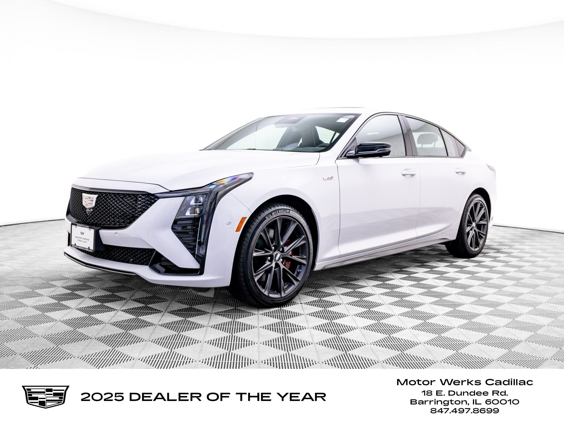Summit White 2026 Cadillac CT5 V-Series AWD Sedan All-Wheel Drive Automatic