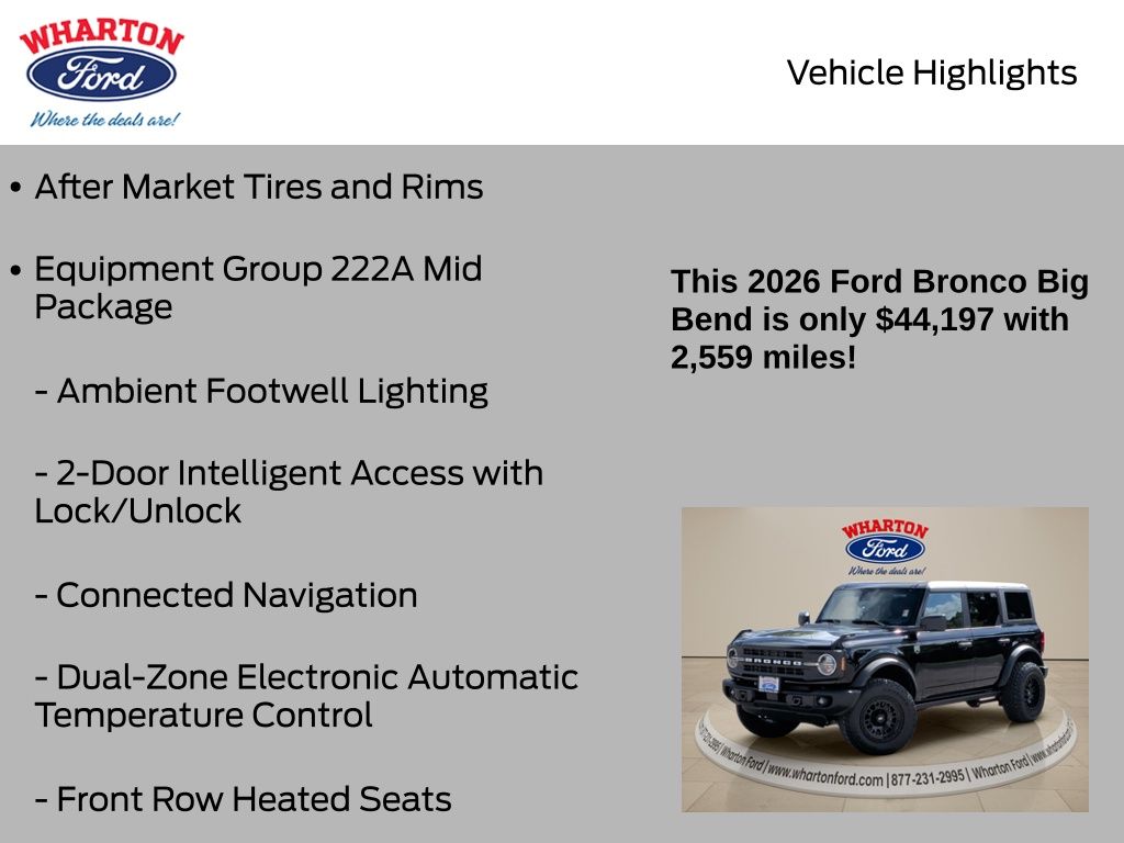 2026 Ford Bronco Big Bend - 4