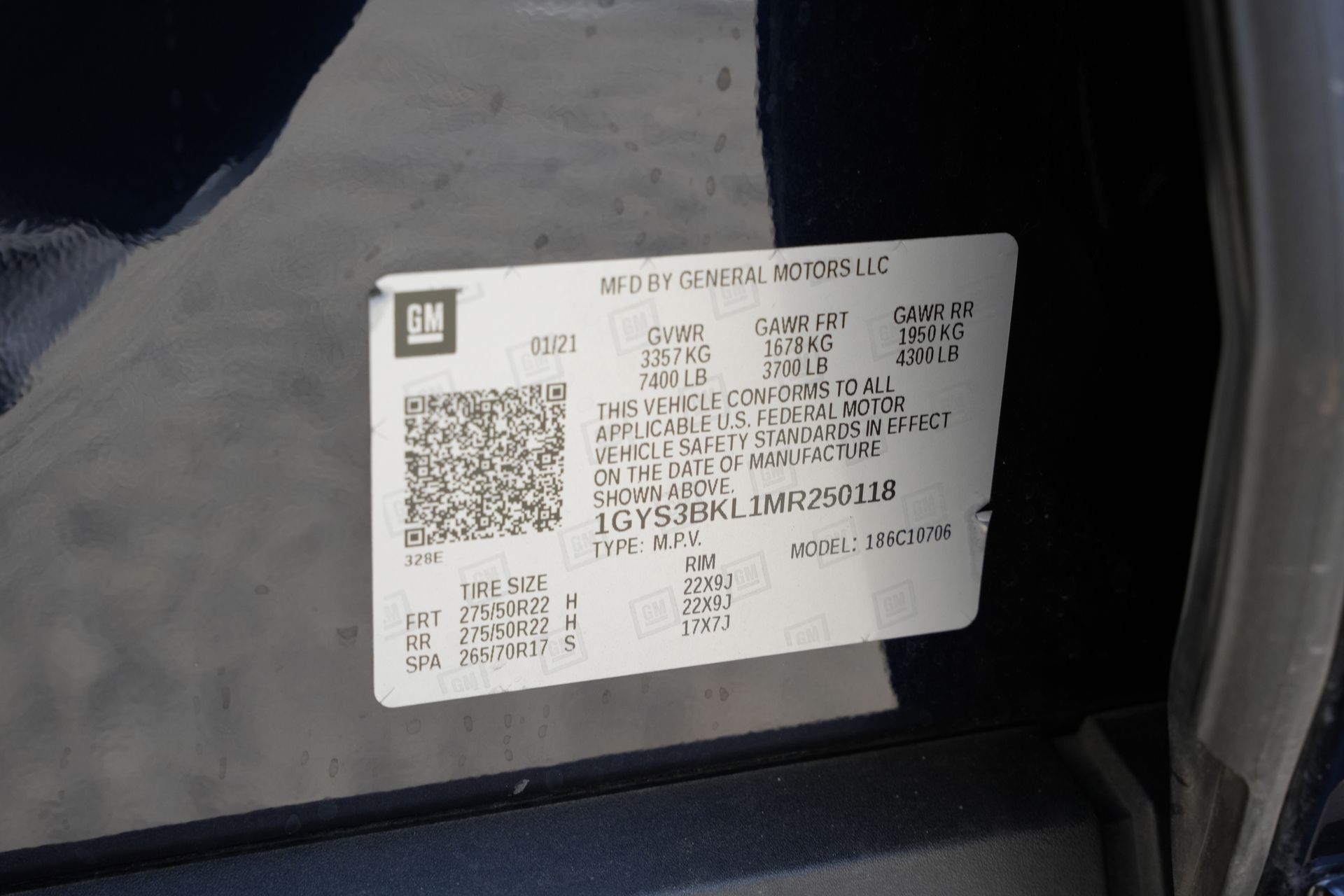 2021 Cadillac Escalade Premium Luxury Blue at Bayway Cadillac Southwest