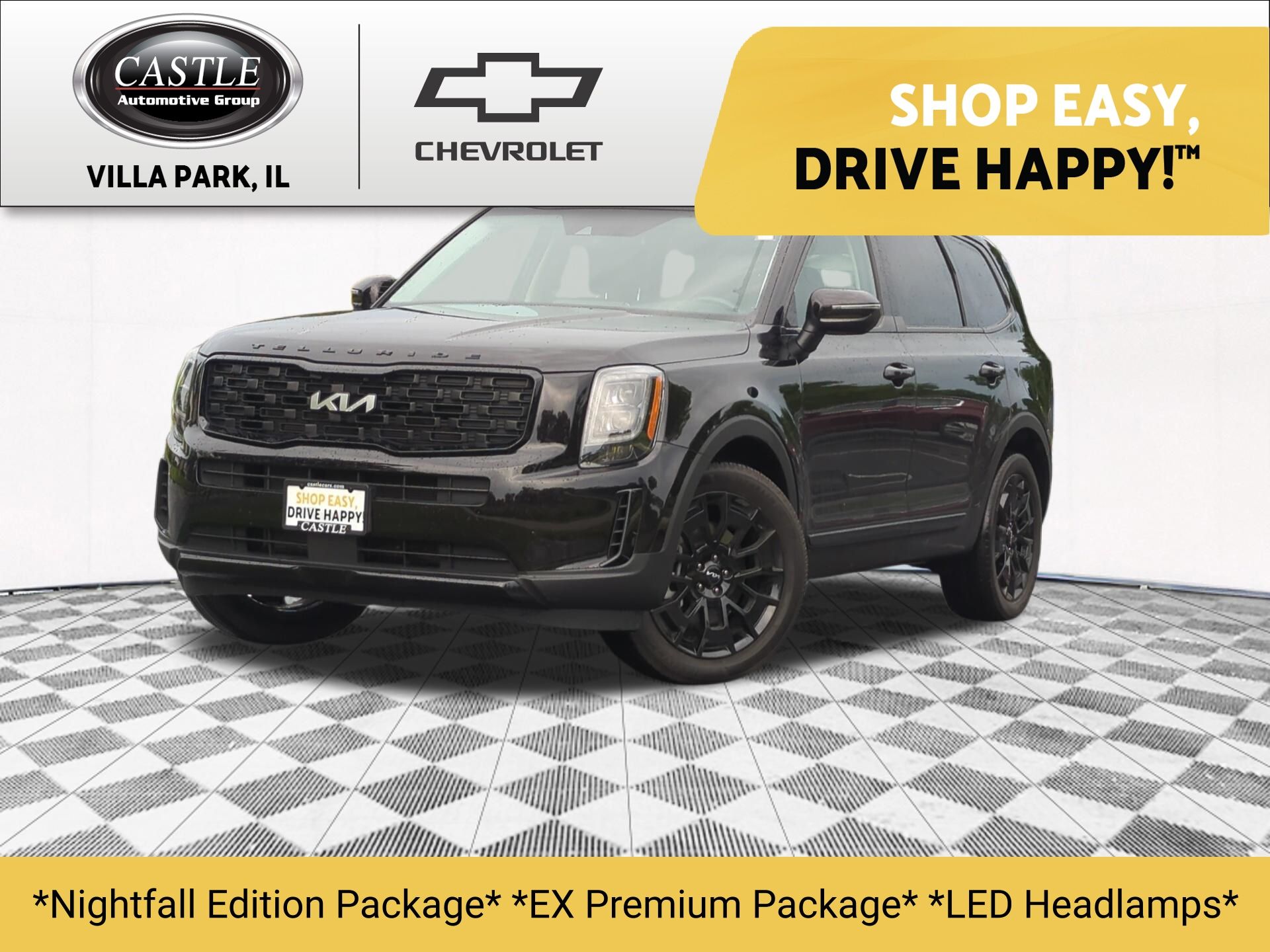 Black Copper 2022 Kia Telluride SUV / Crossover All-Wheel Drive 8-Speed Automatic