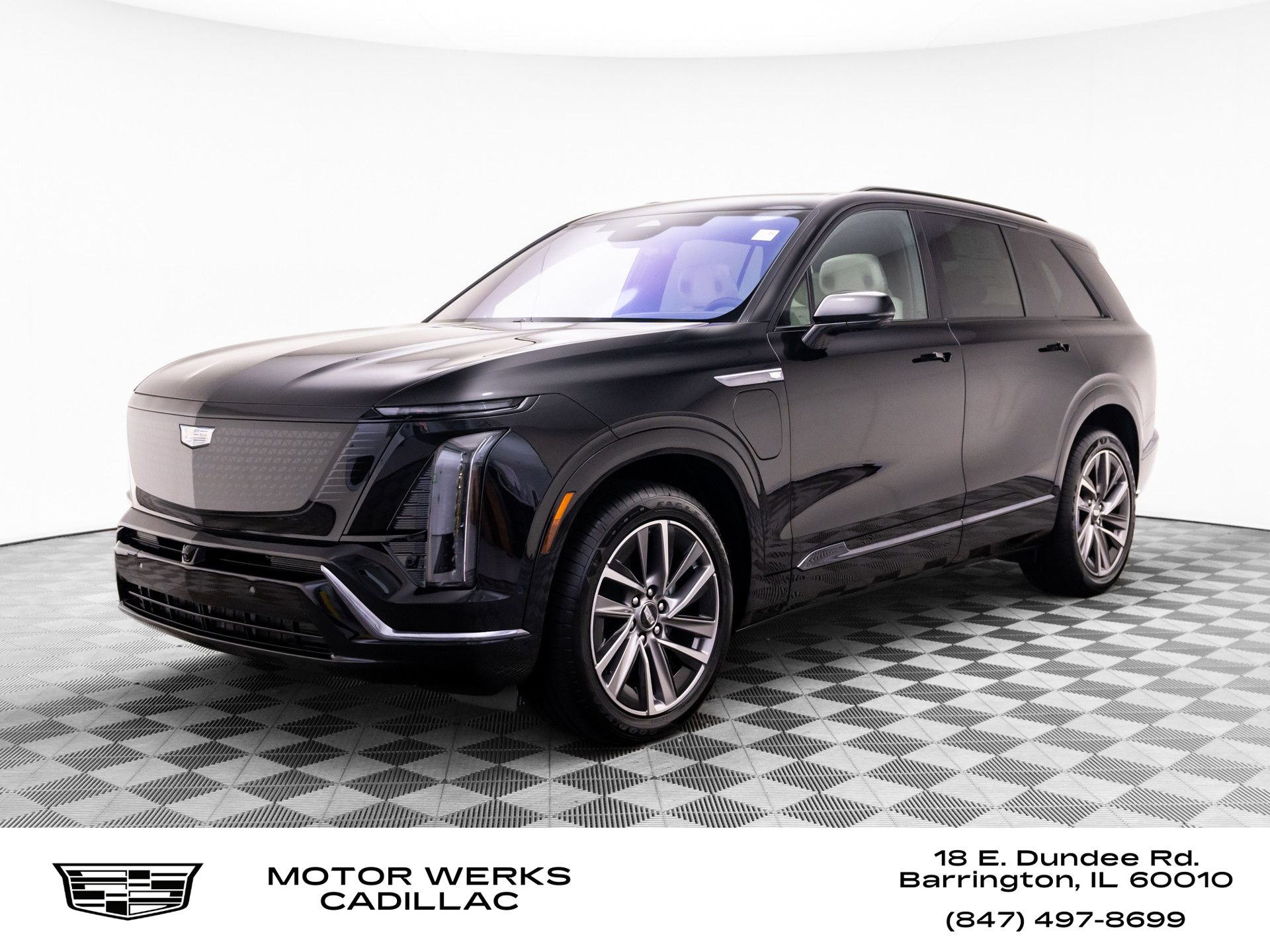 Stellar Black Metallic 2027 Cadillac VISTIQ SUV / Crossover All-Wheel Drive 1-Speed Automatic