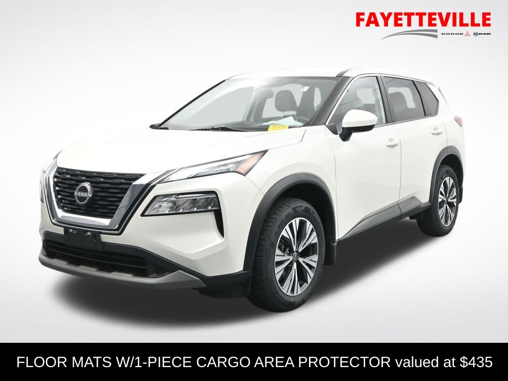 Pearl White Tricoat 2023 Nissan Rogue SUV / Crossover All-Wheel Drive Continuously Variable Transmission