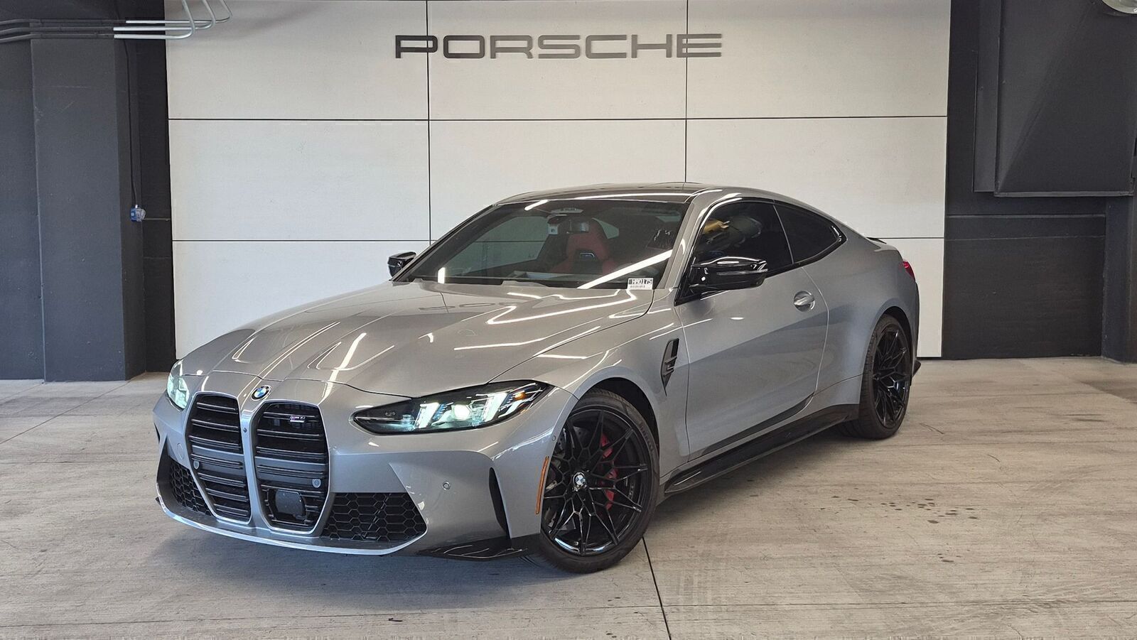Gray (Skyscraper Grey Metallic) 2026 BMW M4 Coupe Rear-Wheel Drive 8-Speed Automatic
