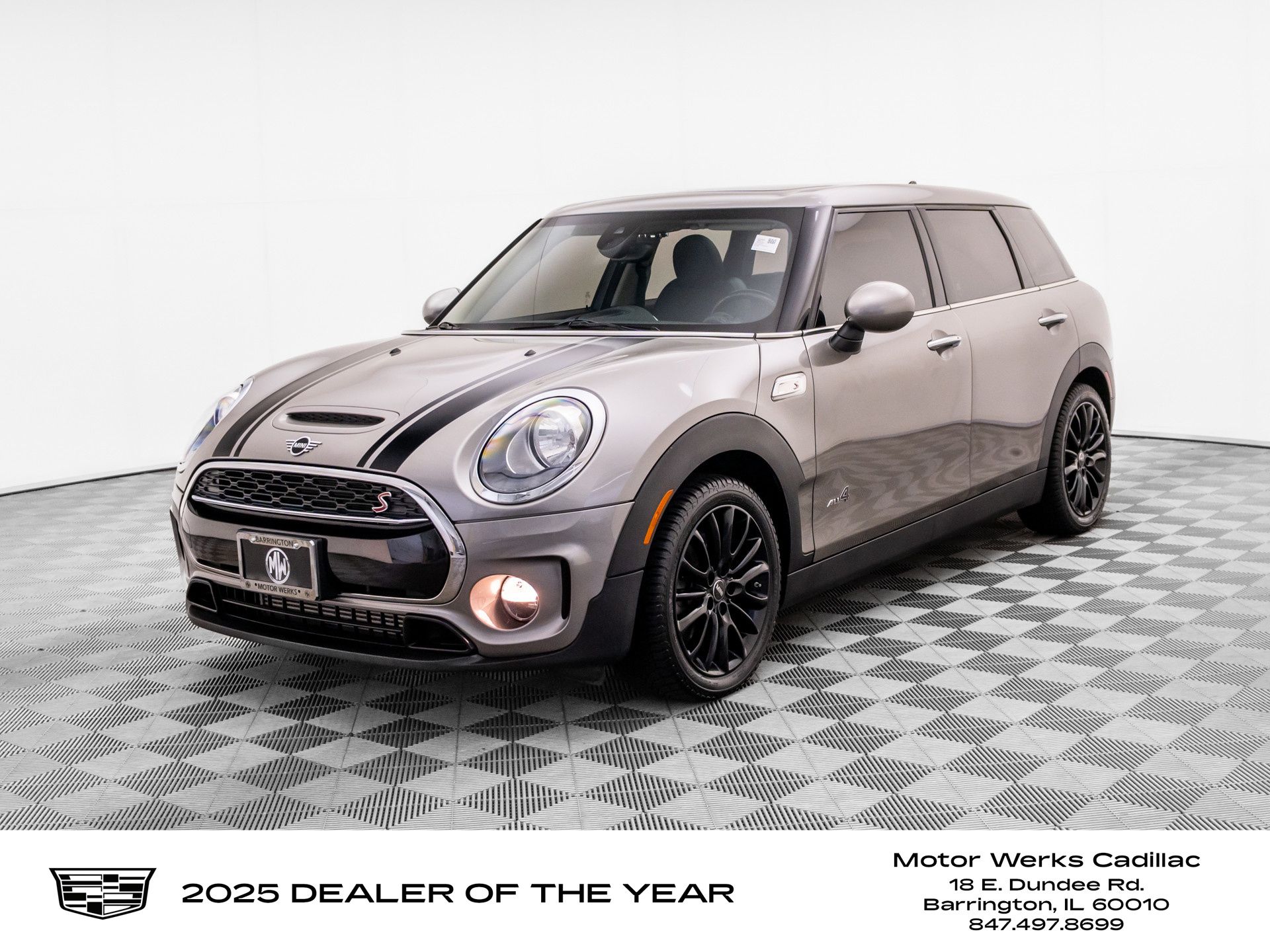 Silver Metallic 2019 MINI Cooper Clubman S ALL4 AWD Wagon All-Wheel Drive Automatic