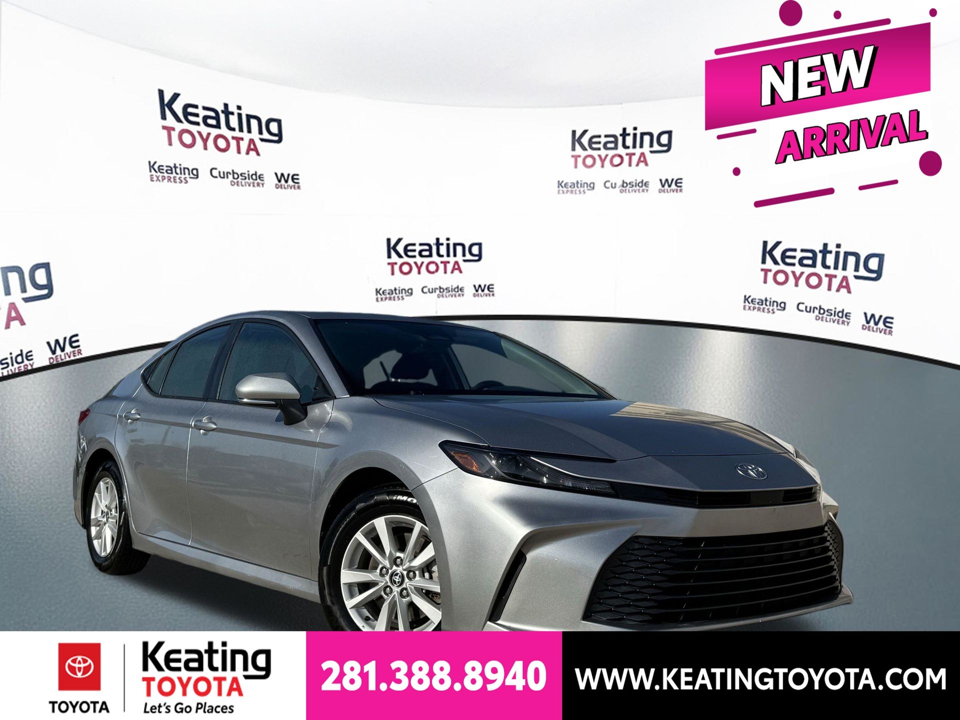 Celestial Silver Metallic 2025 Toyota Camry Sedan Front-Wheel Drive Continuously Variable Transmission