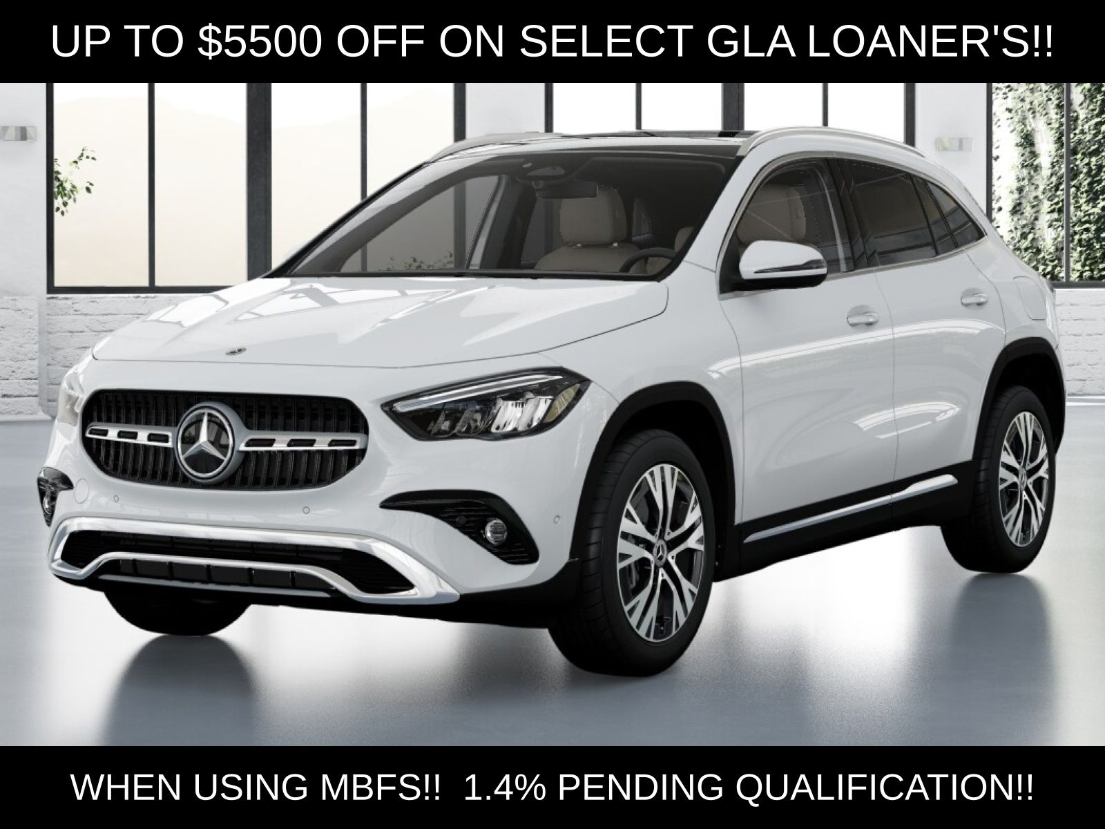 Polar White 2026 Mercedes-Benz GLA SUV / Crossover All-Wheel Drive 8-Speed Dual Clutch