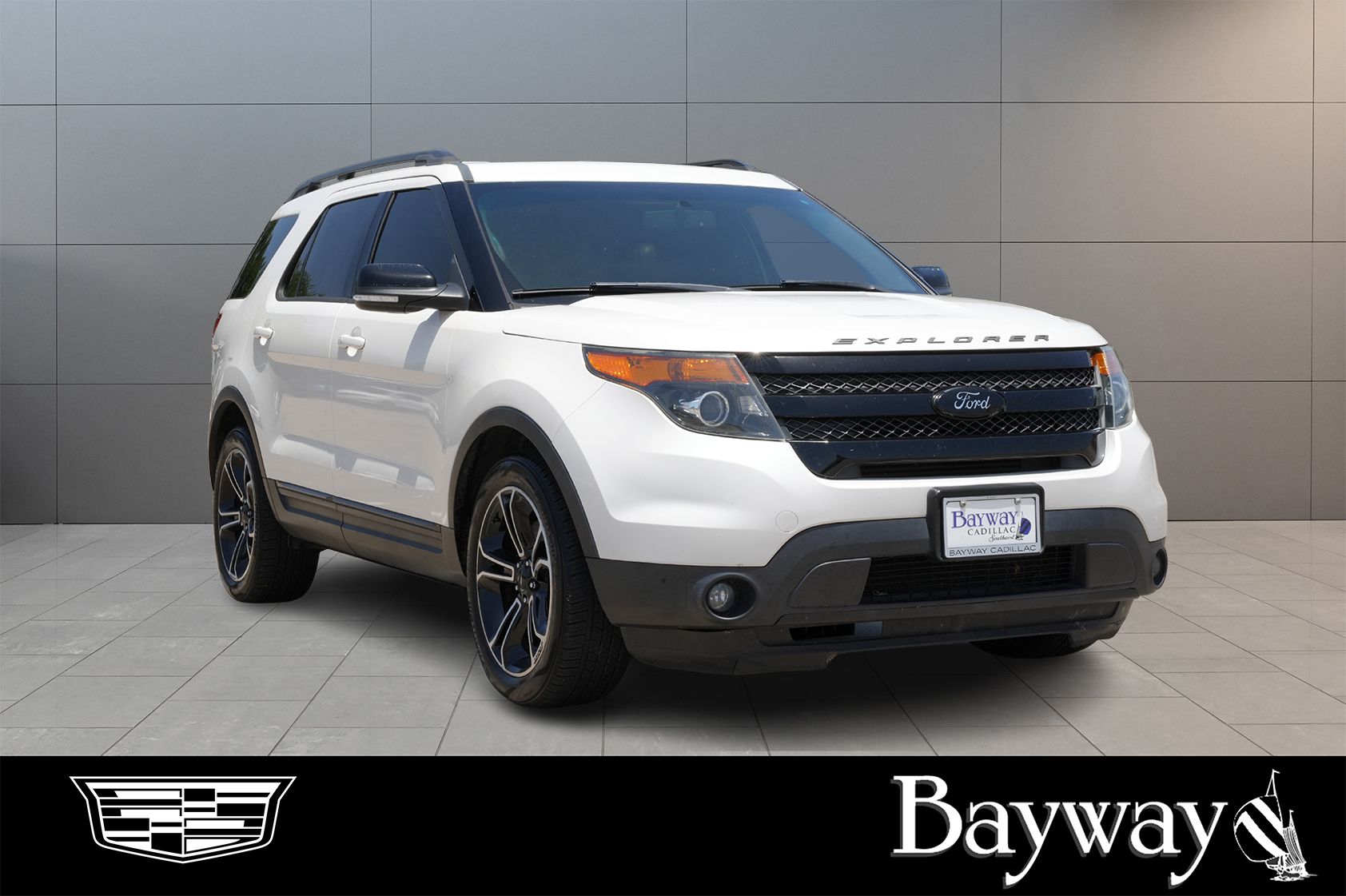 2015 Ford Explorer Sport White at Ultimate Motorsports