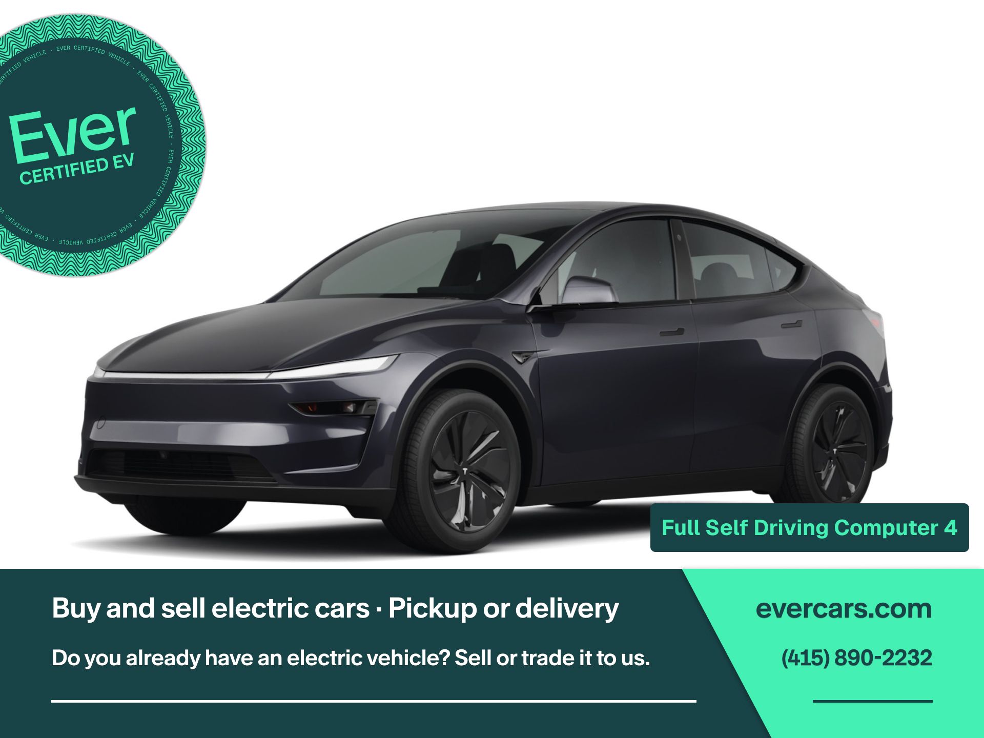 Gray 2026 Tesla Model Y SUV / Crossover Rear-Wheel Drive 1-Speed Automatic