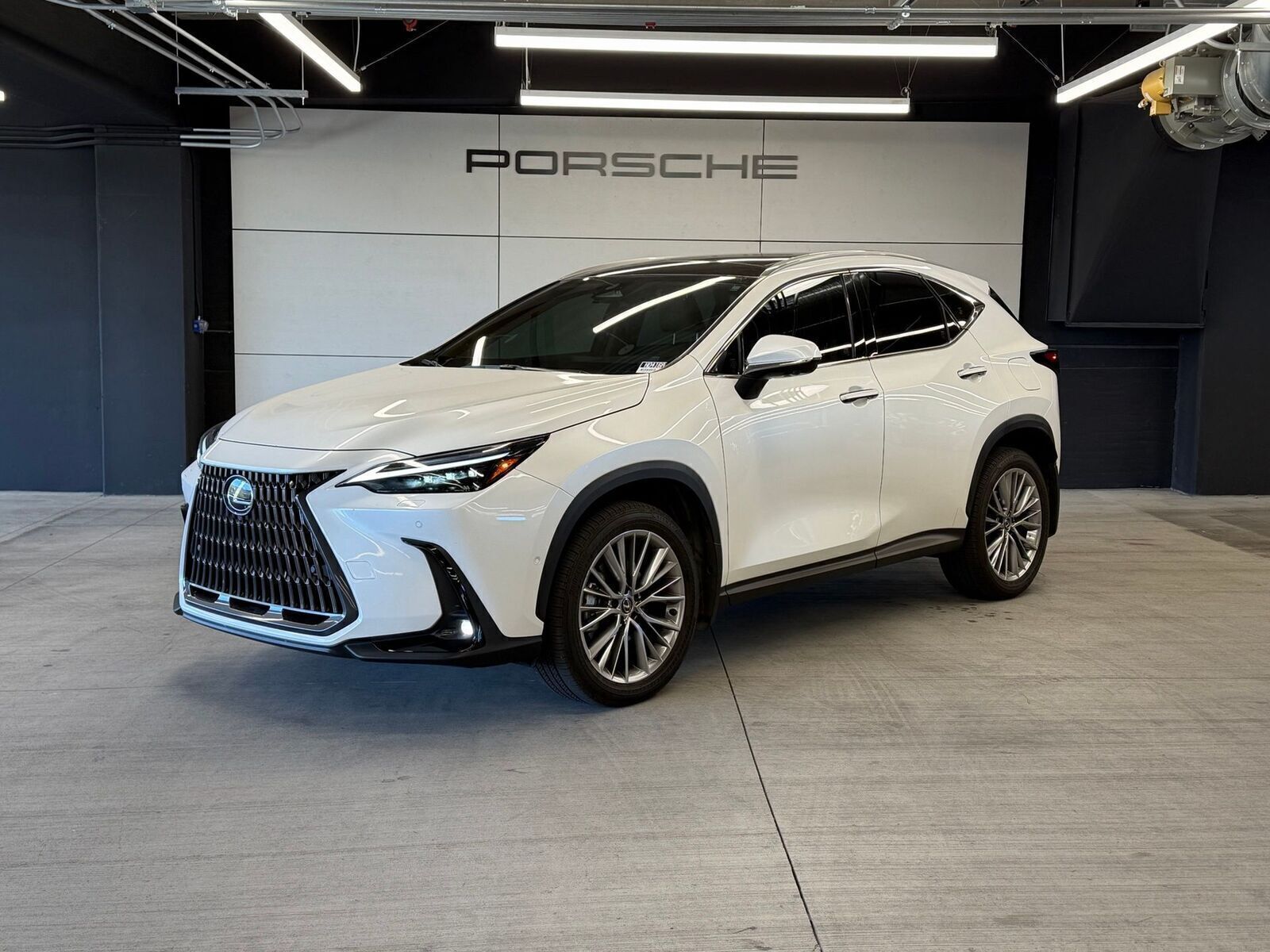 Eminent White Pearl 2025 Lexus NX Hybrid 350h Luxury AWD SUV / Crossover All-Wheel Drive Continuously Variable Transmission