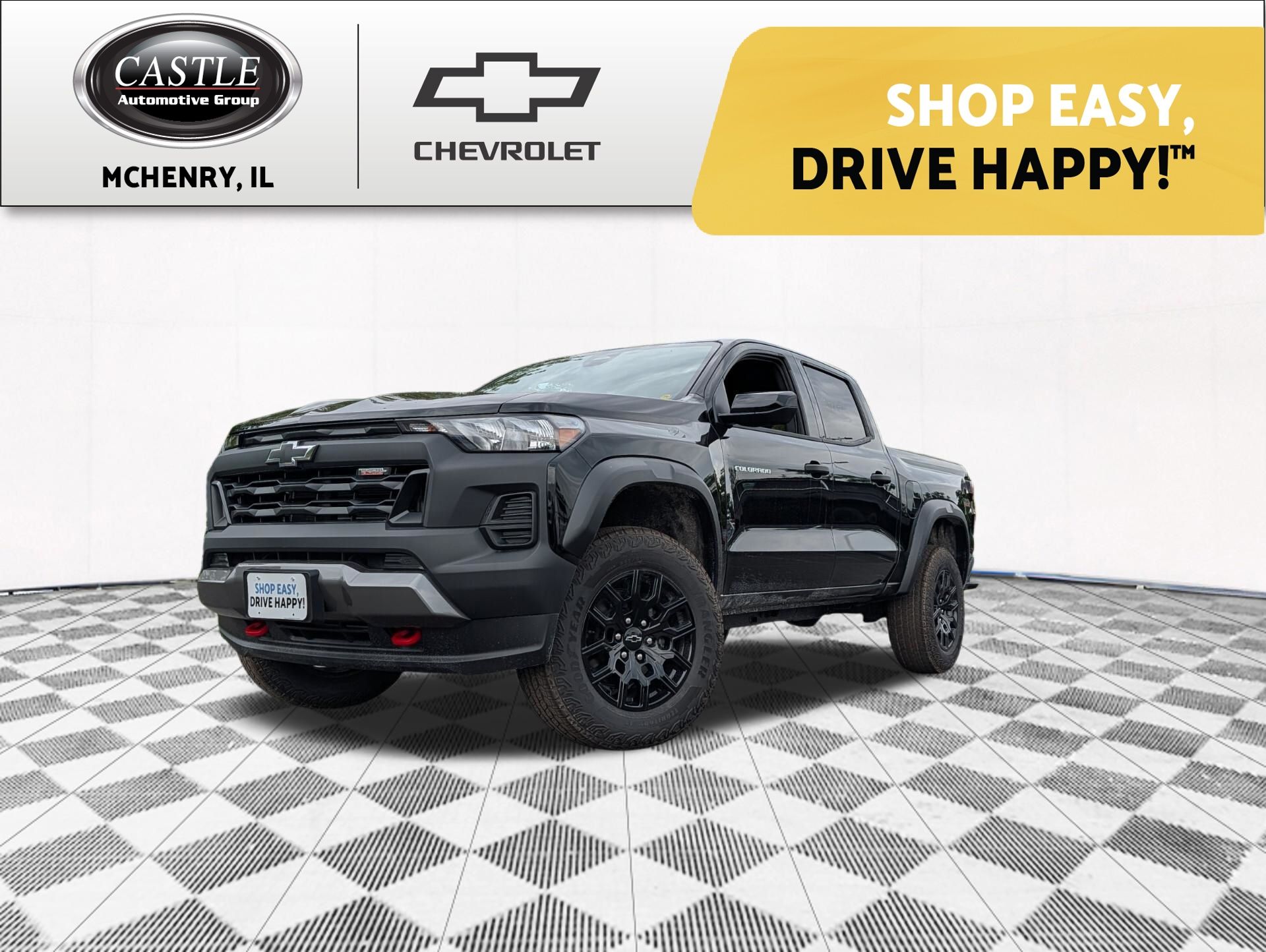 Black 2026 Chevrolet Colorado Pickup Truck Four-Wheel Drive 8-Speed Automatic