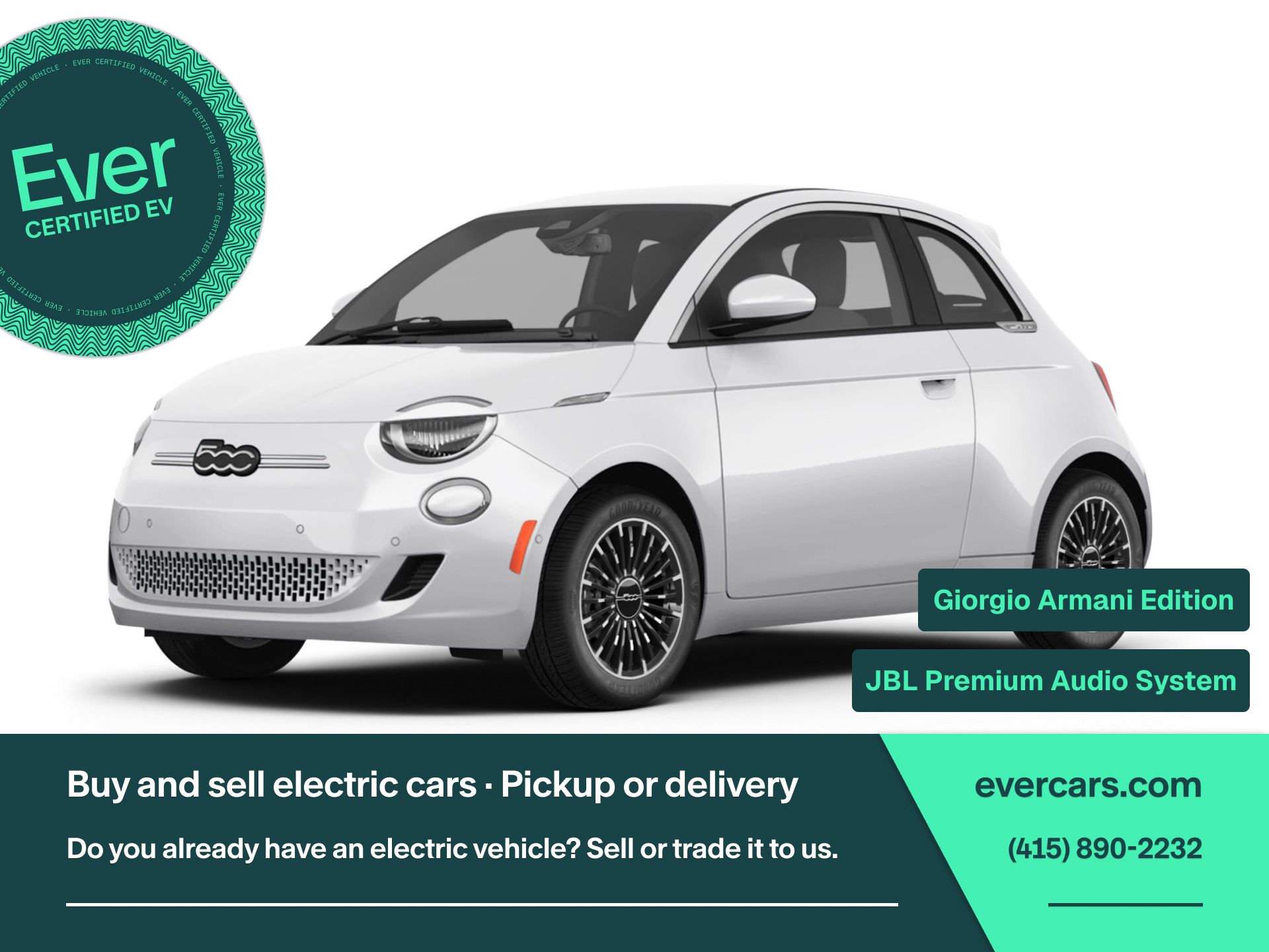 Greige Metallic 2025 FIAT 500e Hatchback Front-Wheel Drive 1-Speed Automatic