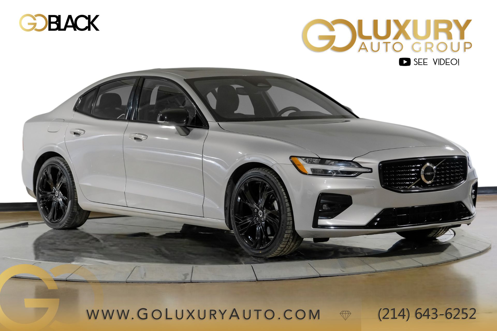 Silver 2024 Volvo S60 B5 Core Dark Theme AWD Sedan All-Wheel Drive Automatic