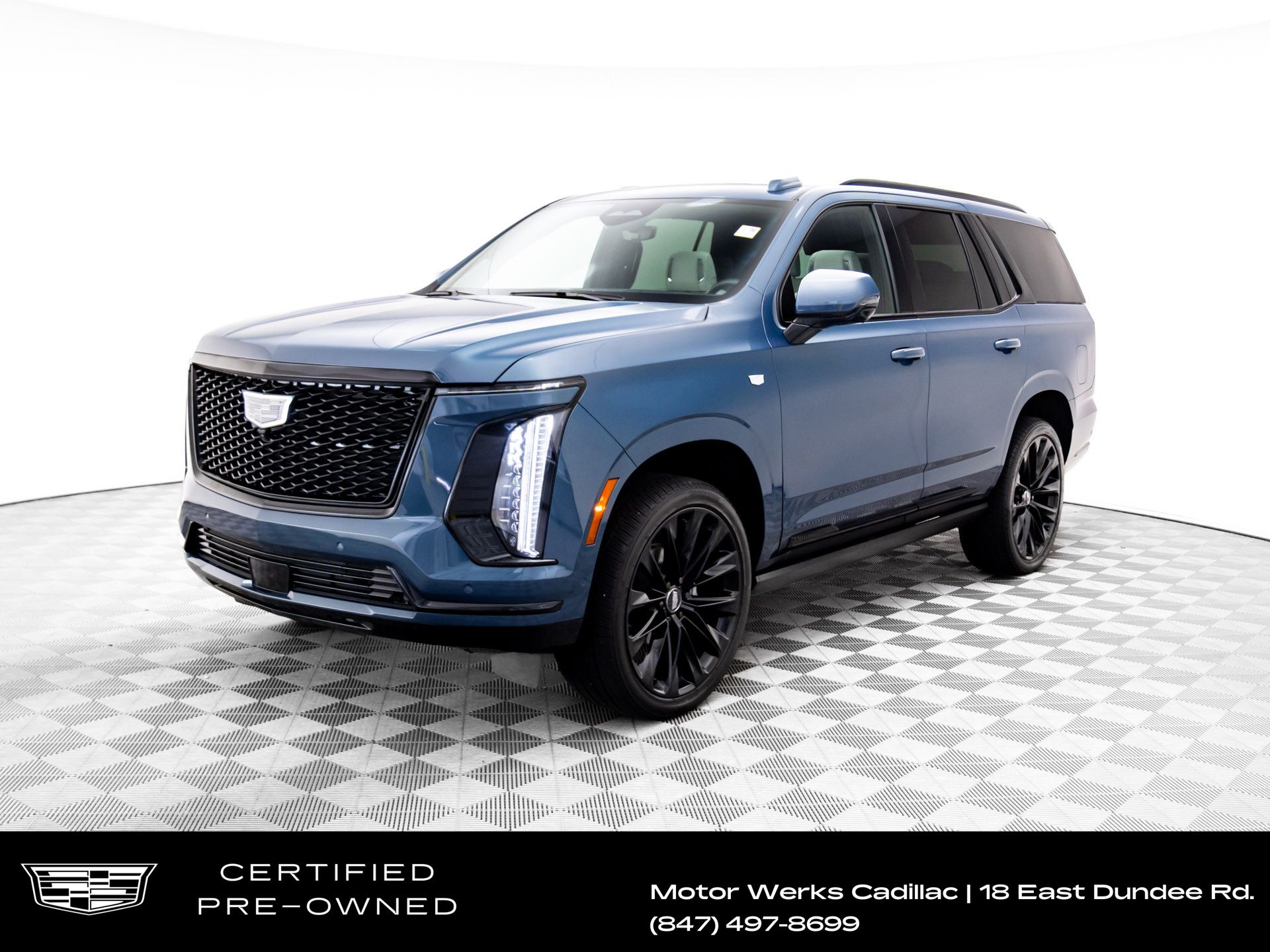 Deep Sea Metallic 2025 Cadillac Escalade SUV / Crossover Four-Wheel Drive Automatic