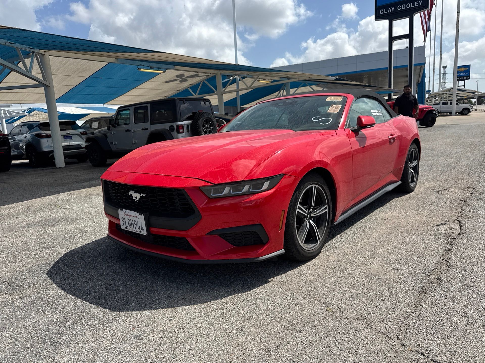 Race Red 2024 Ford Mustang Convertible Rear-Wheel Drive Automatic