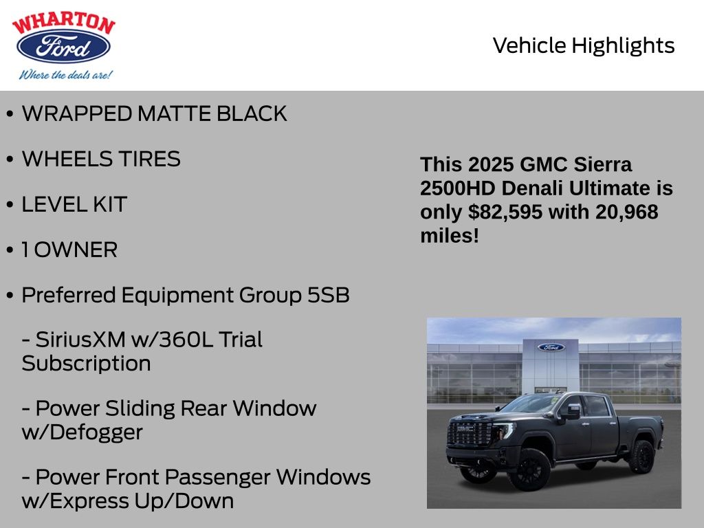 2025 GMC Sierra 2500HD Denali Ultimate - 5