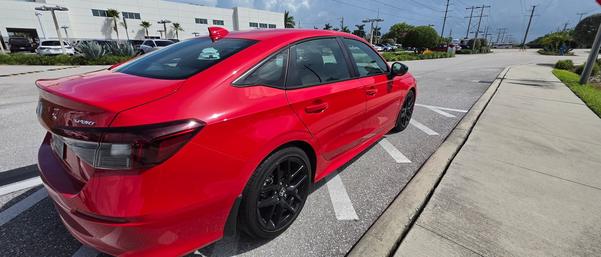Certified Used 2025 Red Honda Sport image 5