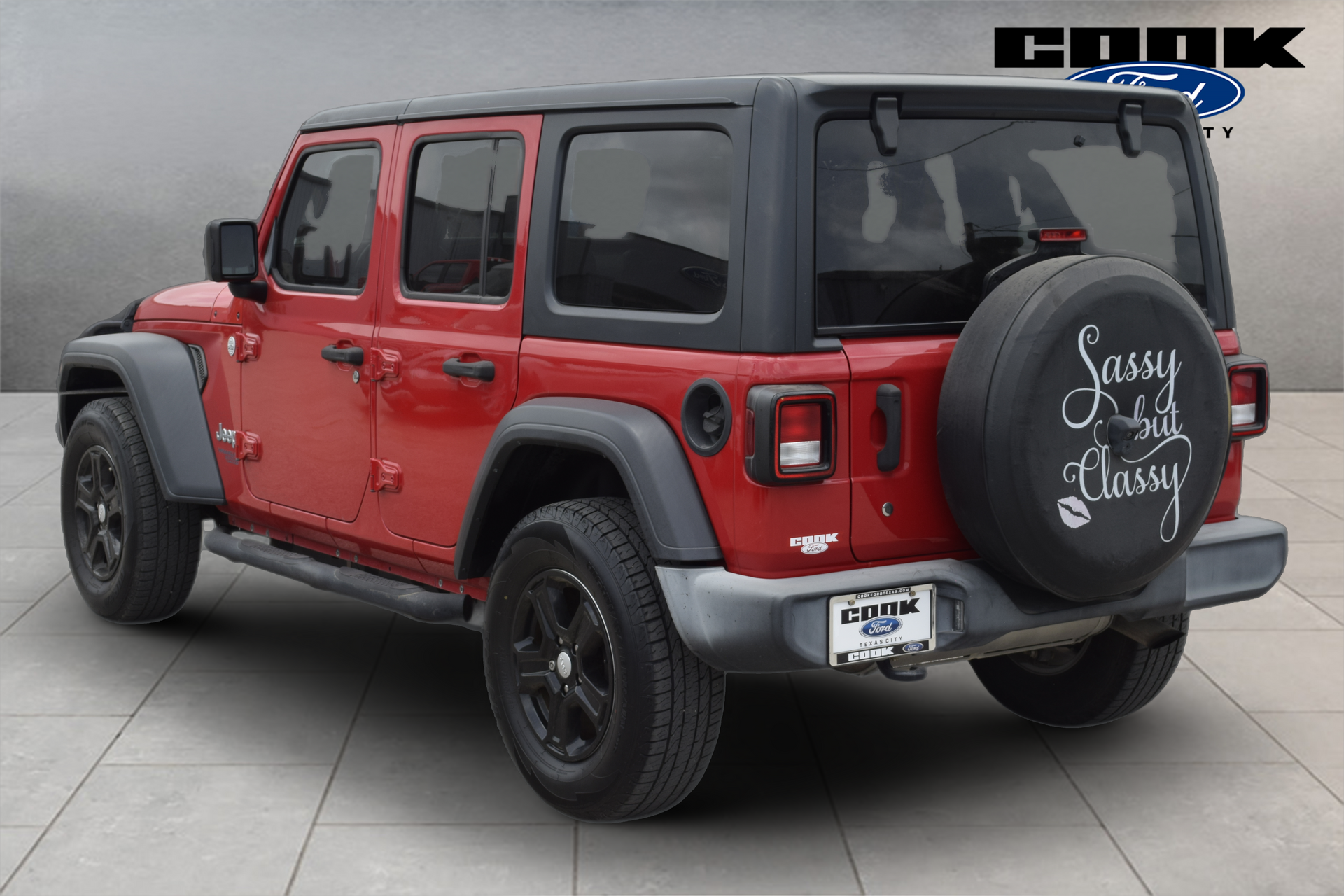 2018 Jeep Wrangler Unlimited Sport S Red at Toyota of Victoria