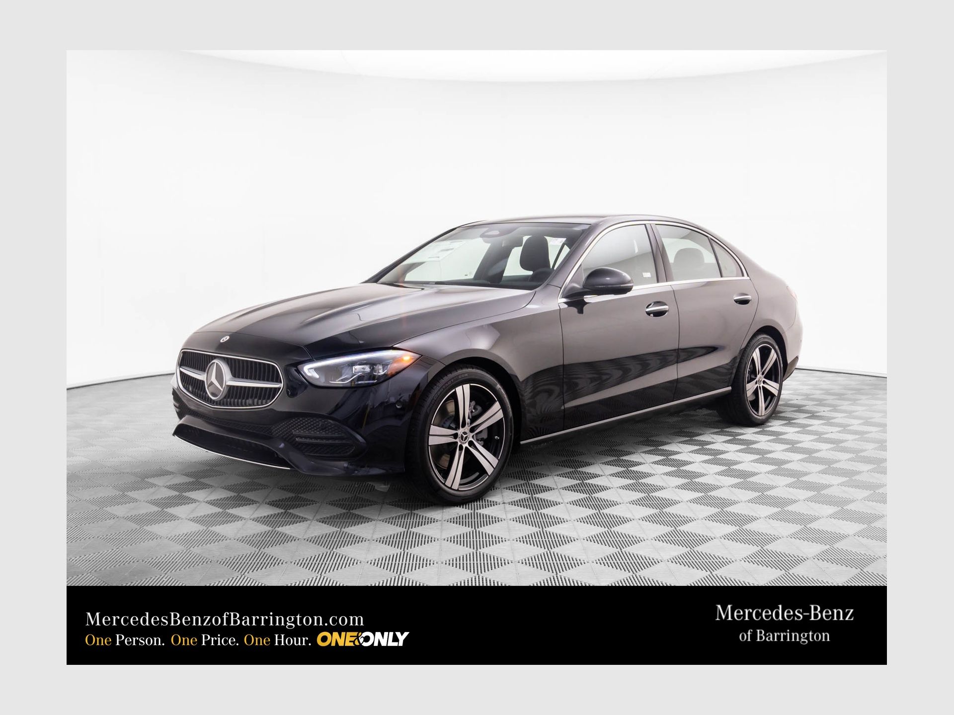 Black 2026 Mercedes-Benz C-Class Sedan All-Wheel Drive 9-Speed Automatic