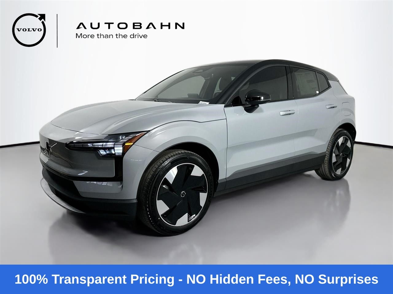 Vapour Gray Metallic 2025 Volvo EX30 SUV / Crossover All-Wheel Drive 1-Speed Automatic