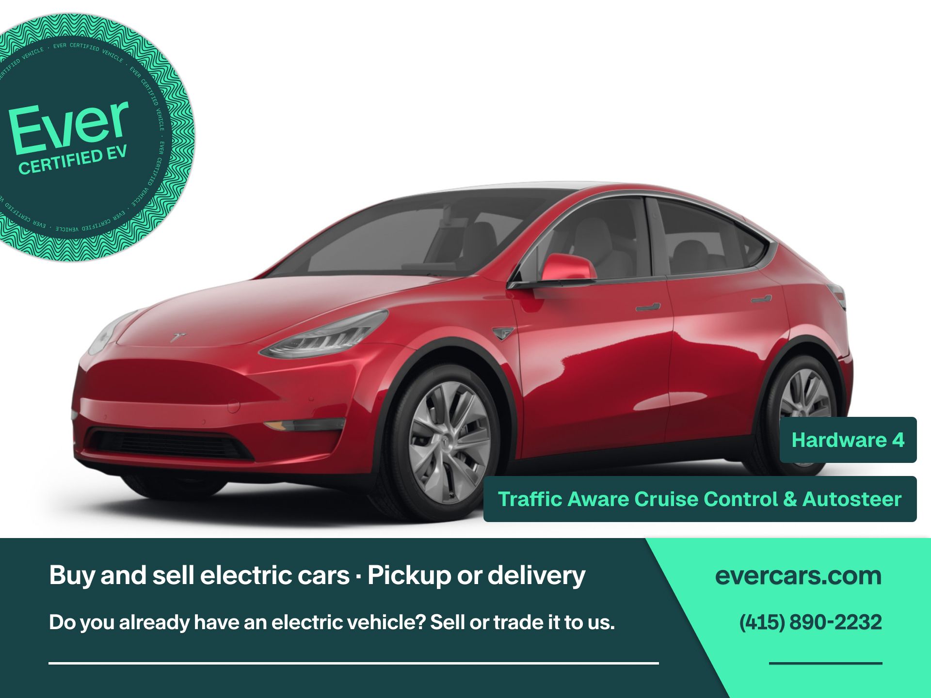 Red Multi-Coat 2023 Tesla Model Y SUV / Crossover All-Wheel Drive 1-Speed Automatic