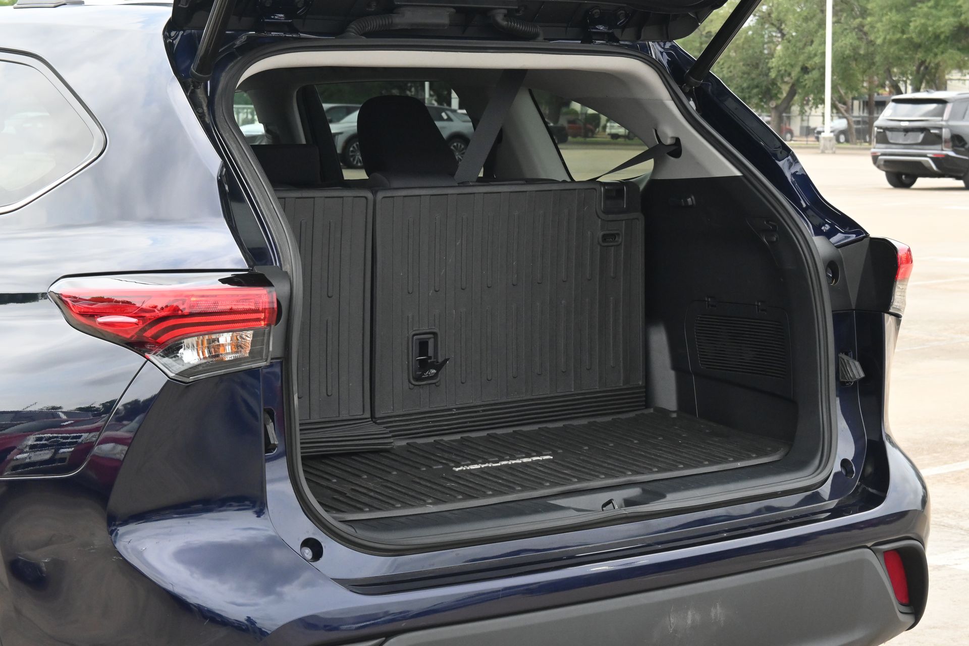 2023 Toyota Highlander LE Blue at Joe Myers Mazda Kia