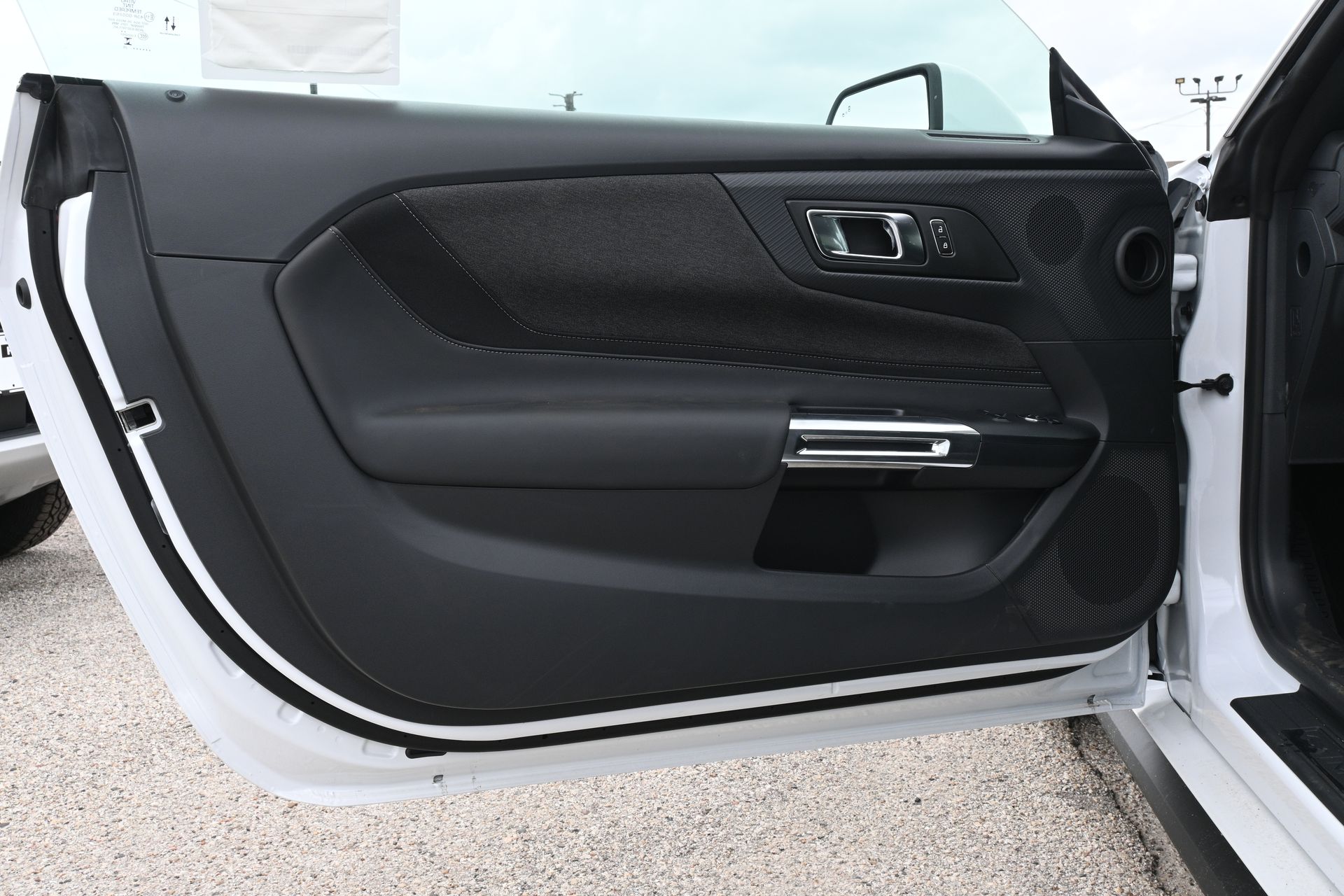 2026 Ford Mustang EcoBoost White at Wharton Ford