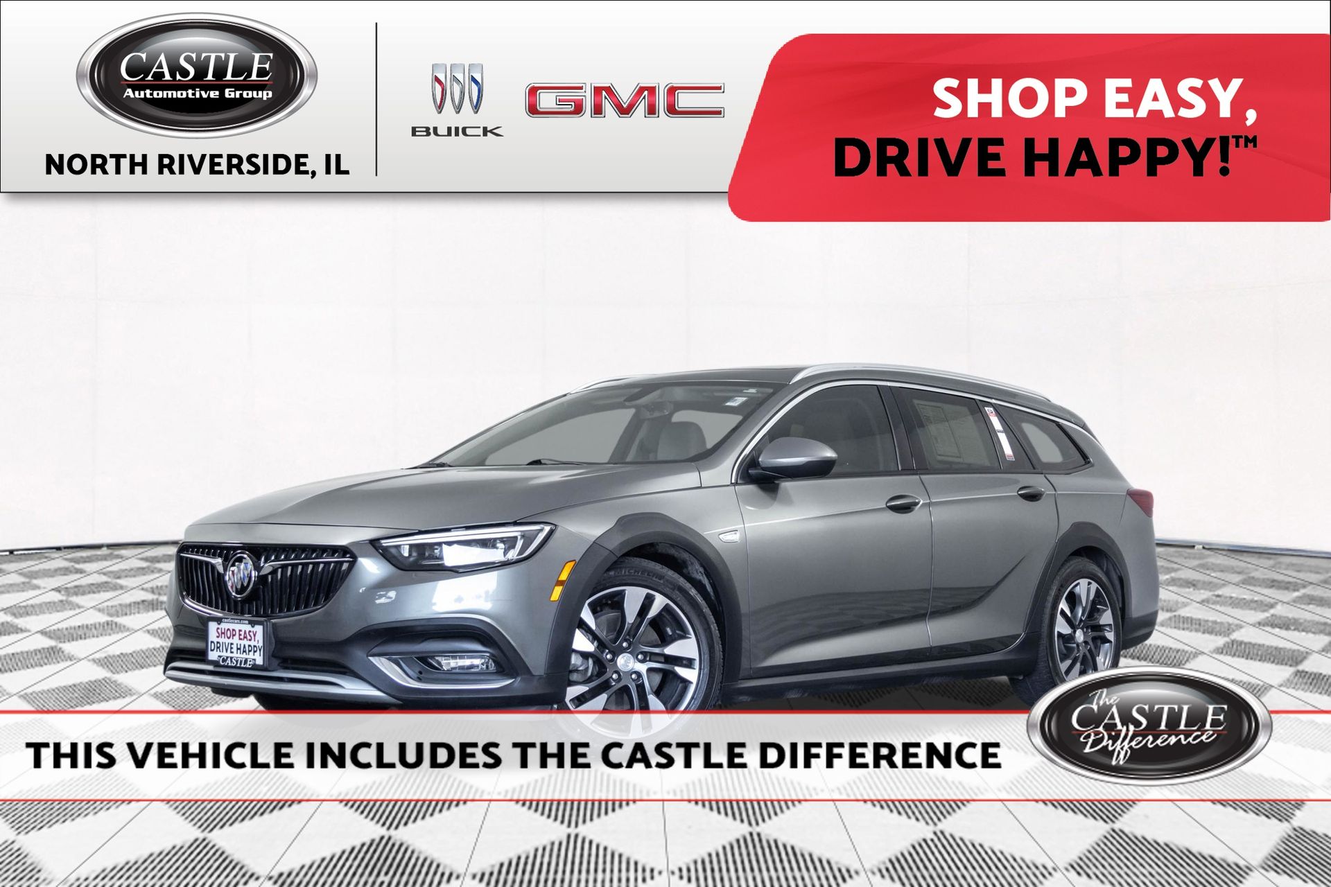 Smoked Pearl Metallic 2019 Buick Regal TourX Wagon All-Wheel Drive 8-Speed Automatic