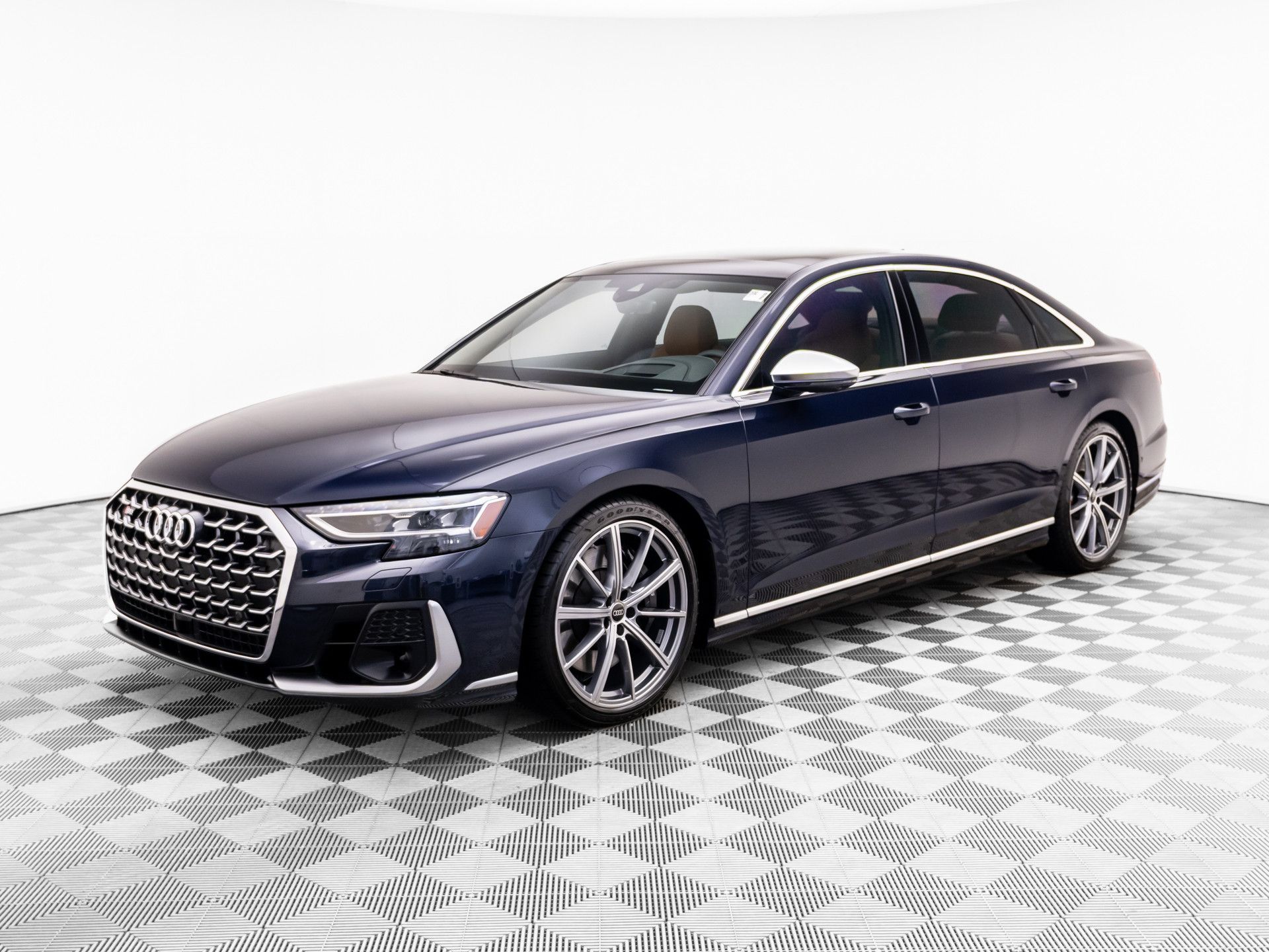 Firmament Blue Metallic 2025 Audi S8 Sedan All-Wheel Drive 8-Speed Automatic