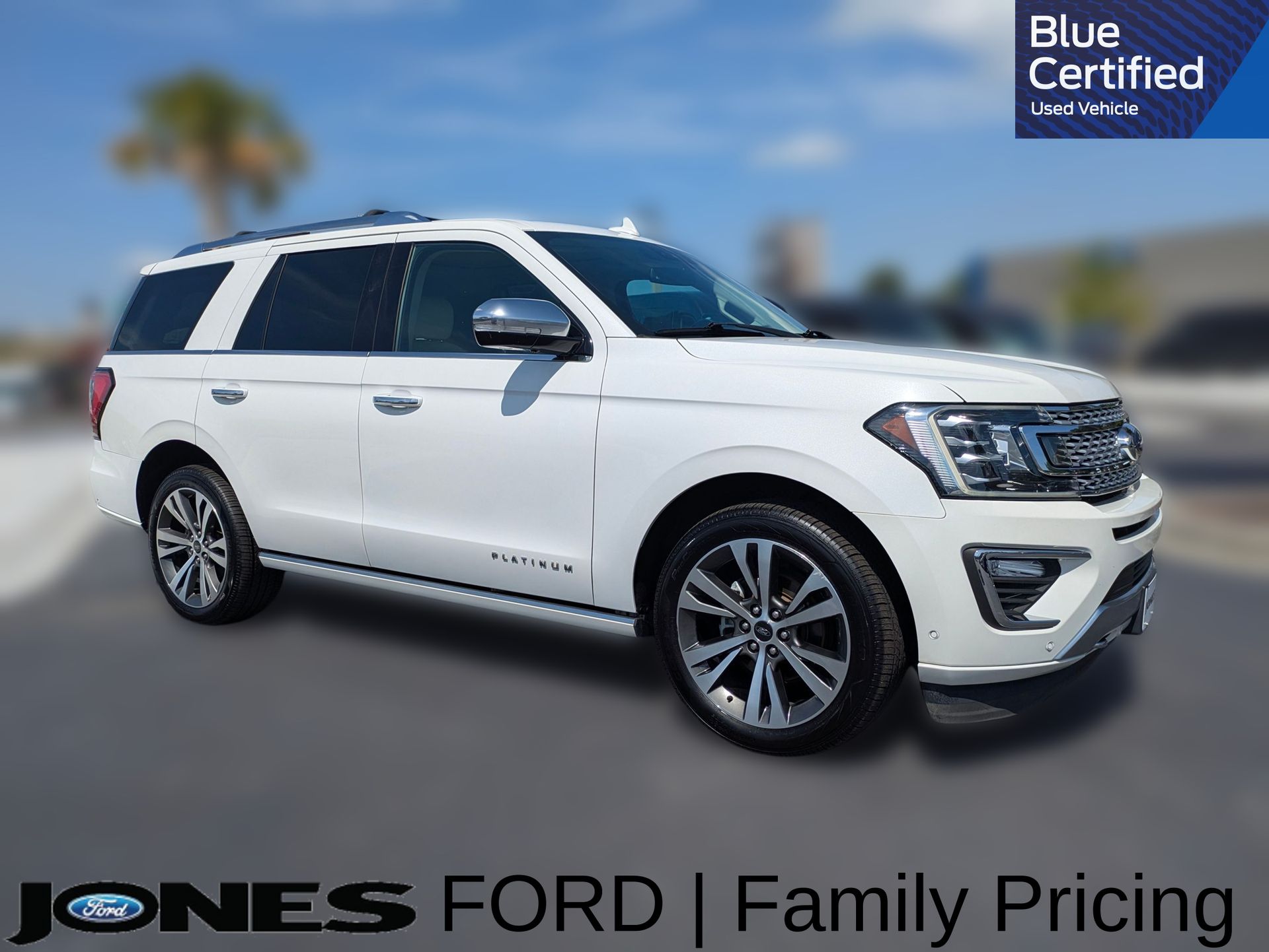 White Metallic 2020 Ford Expedition SUV / Crossover Four-Wheel Drive Automatic
