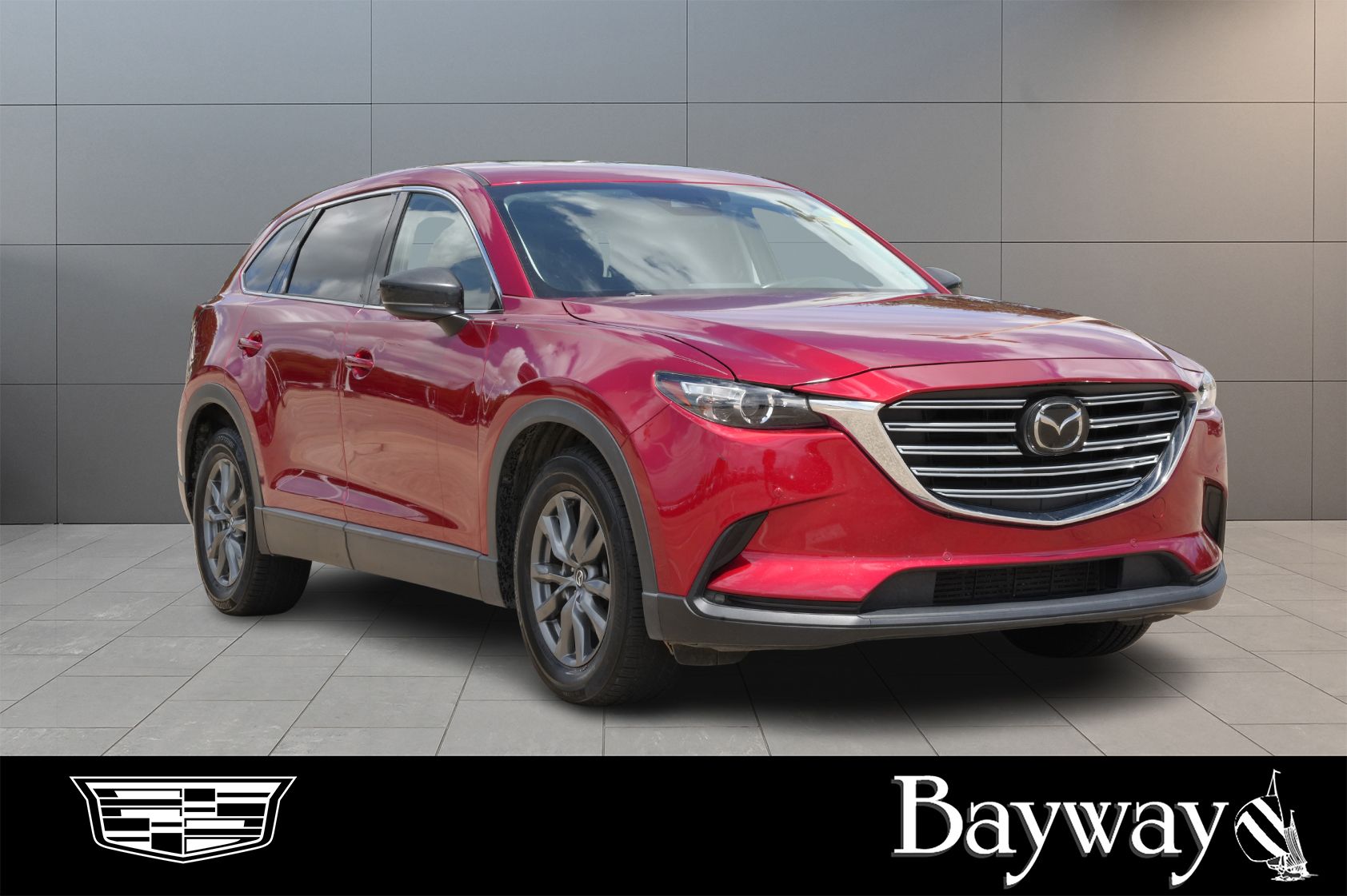 2021 Mazda CX-9 Touring Red at DeMontrond Mazda