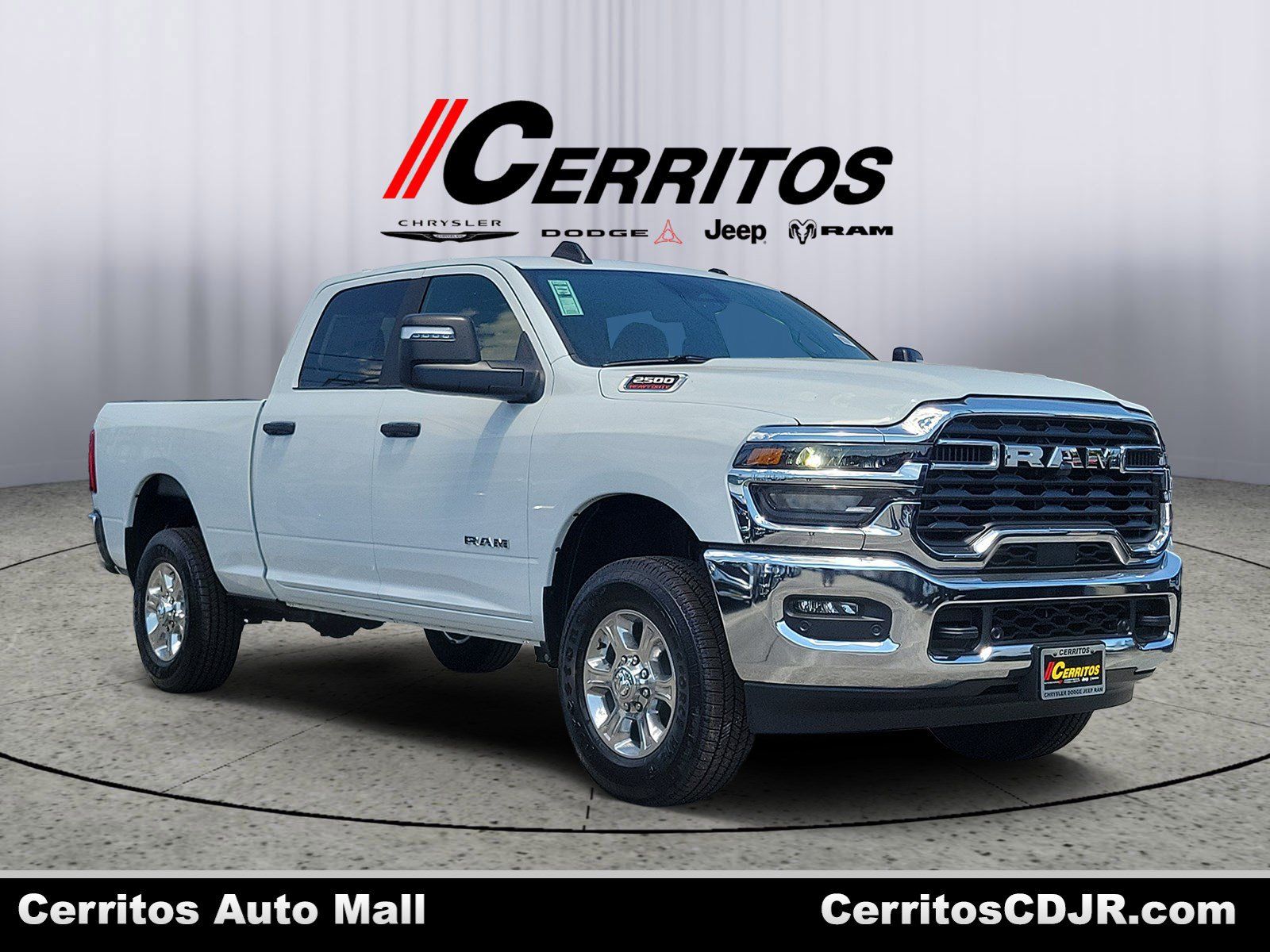 Bright White Clearcoat 2026 RAM 2500 Pickup Truck Four-Wheel Drive 8-Speed Automatic