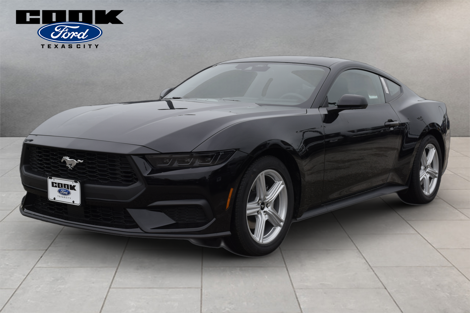 Shadow Black 2026 Ford Mustang Coupe Rear-Wheel Drive Automatic