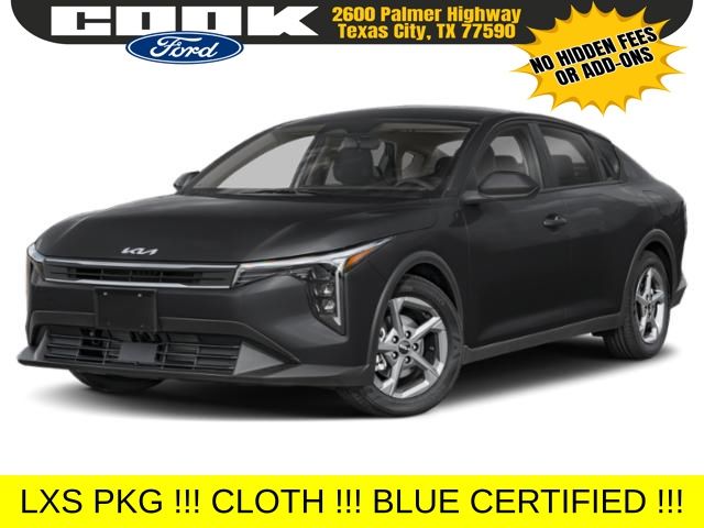 Aurora Black Pearl 2025 Kia K4 LXS FWD Sedan Front-Wheel Drive Continuously Variable Transmission