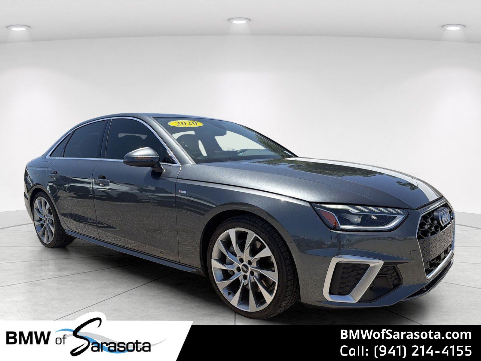 Daytona Gray Pearl 2020 Audi A4 Sedan All-Wheel Drive 7-Speed Automatic