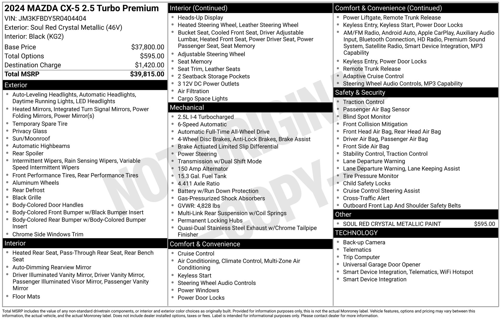 2024 MAZDA CX-5 - Image 3