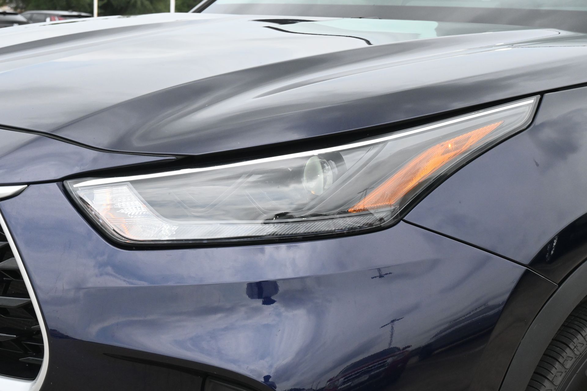 2023 Toyota Highlander LE Blue at Joe Myers Mazda Kia