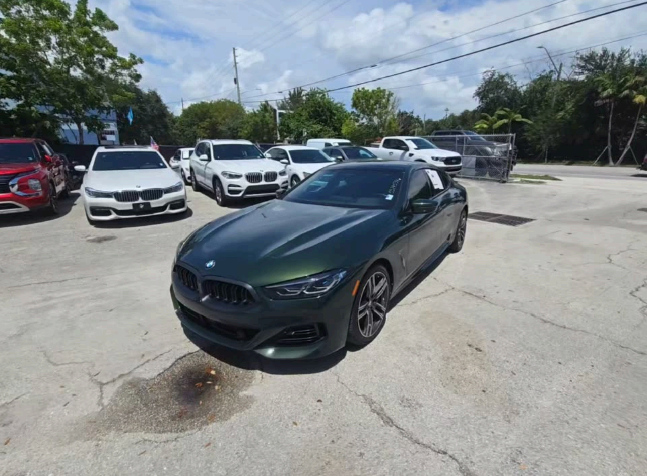 Green Metallic 2023 BMW 8 Series Coupe Rear-Wheel Drive 8-Speed Automatic