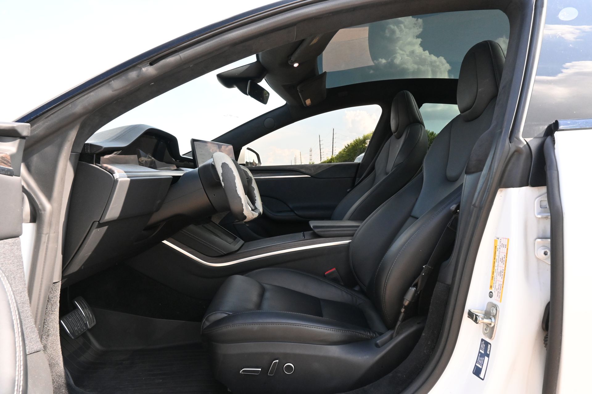 2023 Tesla Model S Standard Range White at Ultimate Motorsports