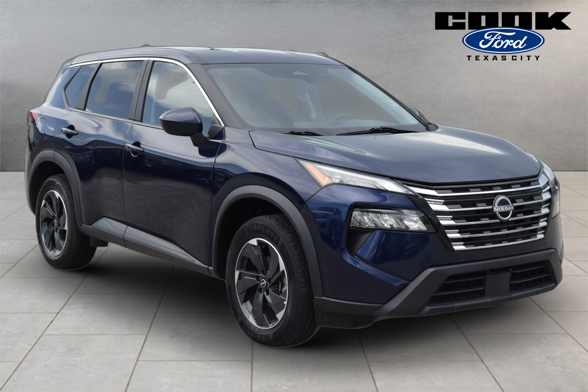 2024 Nissan Rogue SV Blue at Central Houston Nissan