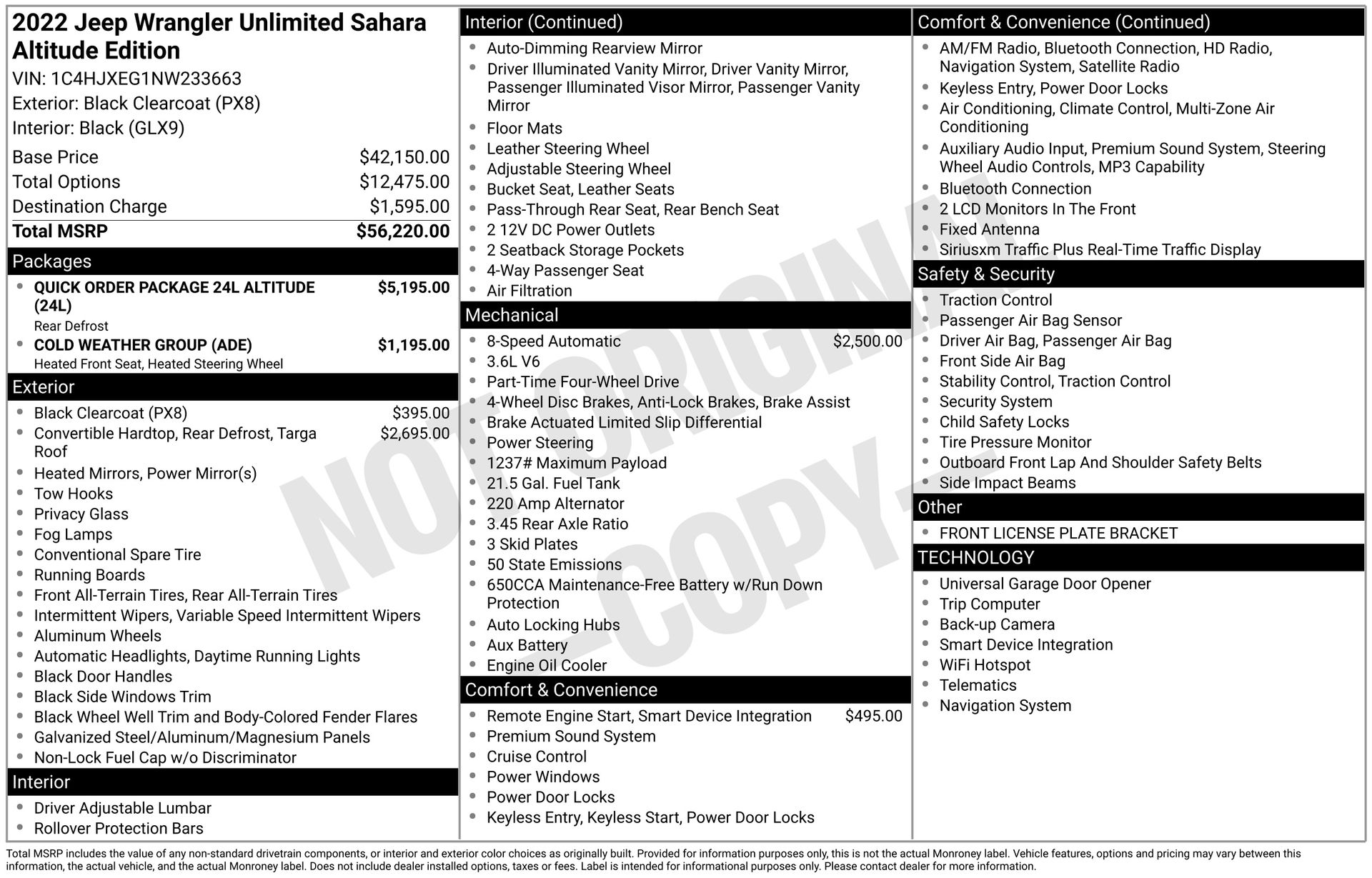 2022 JEEP WRANGLER - Image 3
