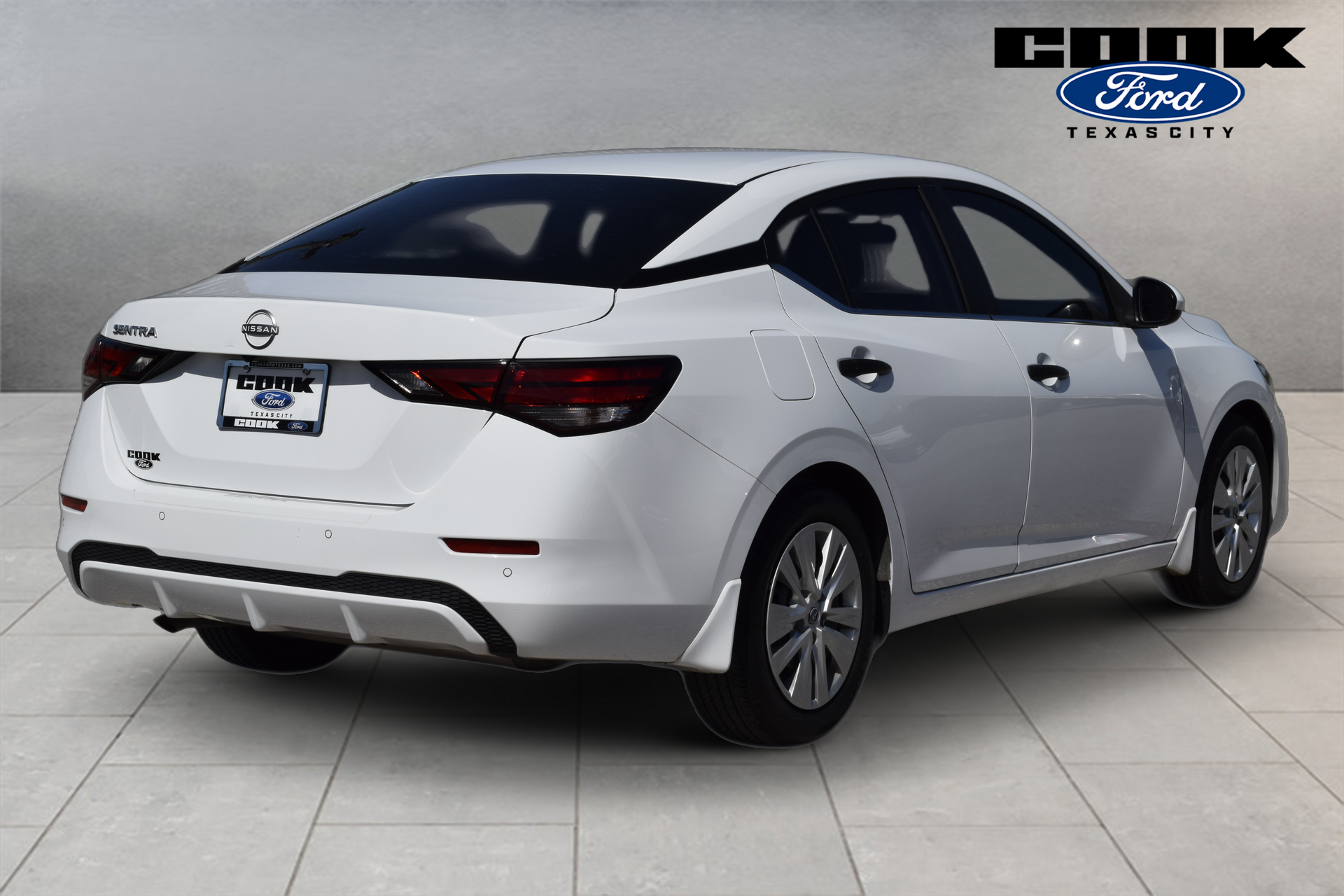 2024 Nissan Sentra S White at Central Houston Nissan