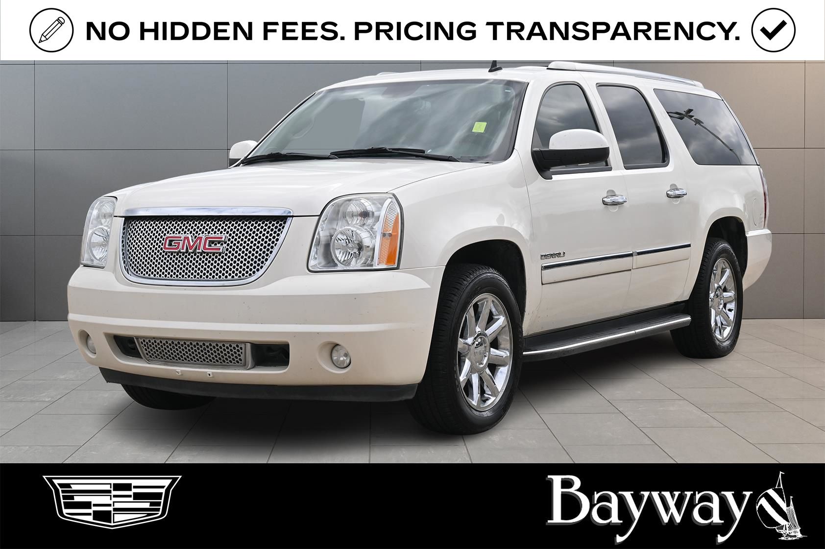 White Diamond Clearcoat 2013 GMC Yukon XL Denali RWD SUV / Crossover 4X2 6-Speed Automatic Overdrive