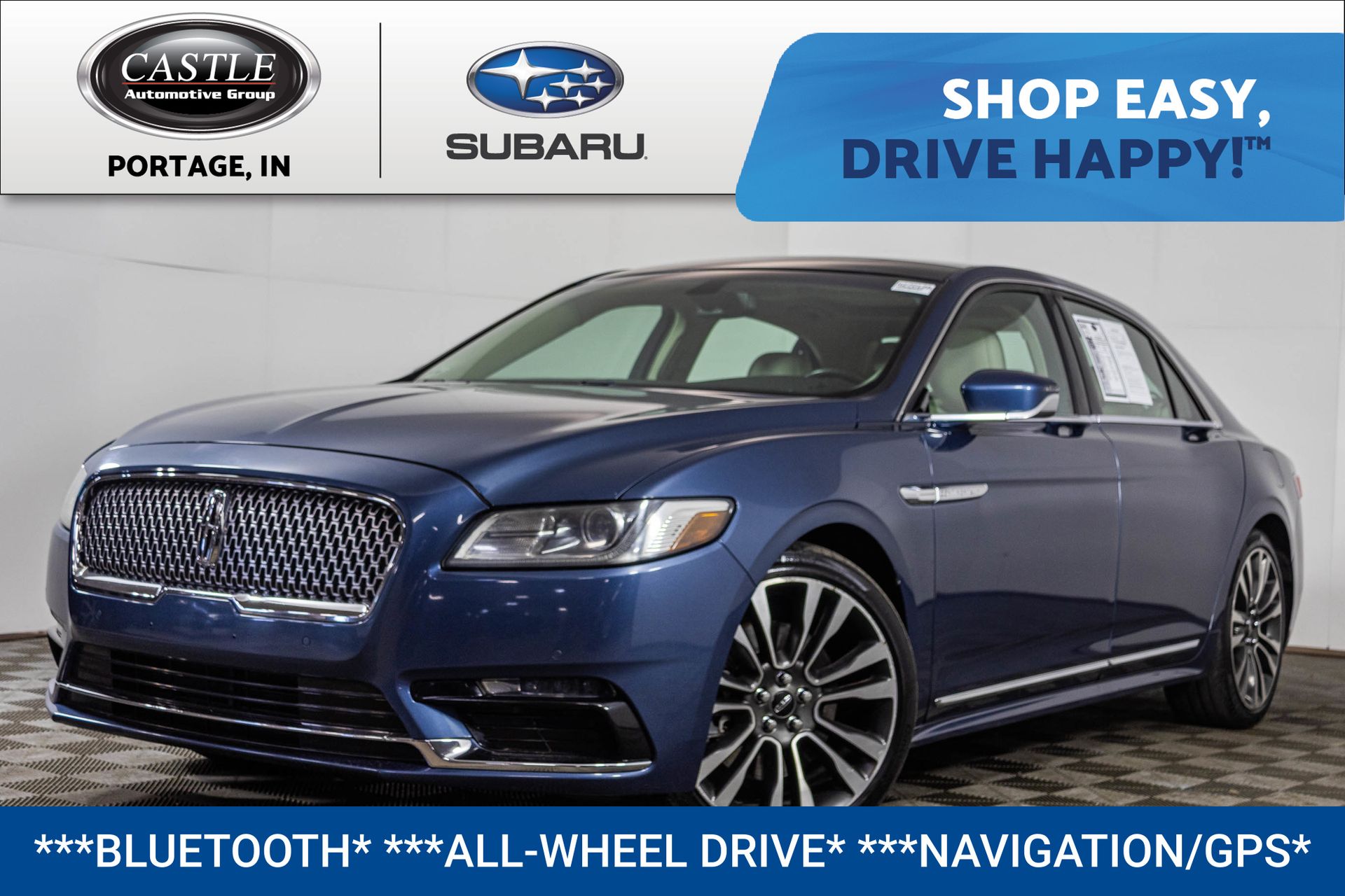 Diamond 2018 Lincoln Continental Select AWD Sedan All-Wheel Drive 6-Speed Automatic