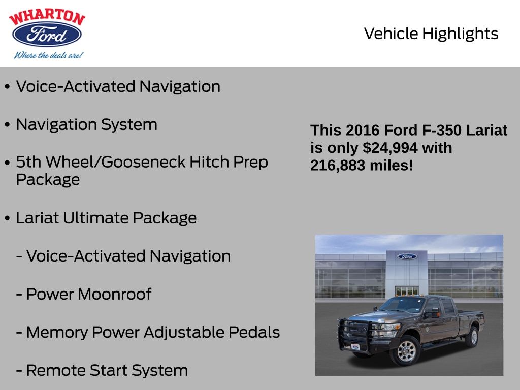 2016 Ford F-350SD Lariat - 5