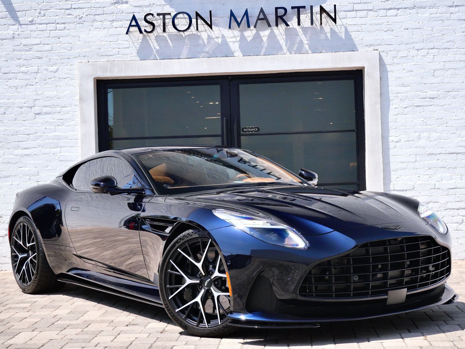 Ultramarine Black 2025 Aston Martin DB12 V8 Coupe RWD Coupe Rear-Wheel Drive 8-Speed Automatic