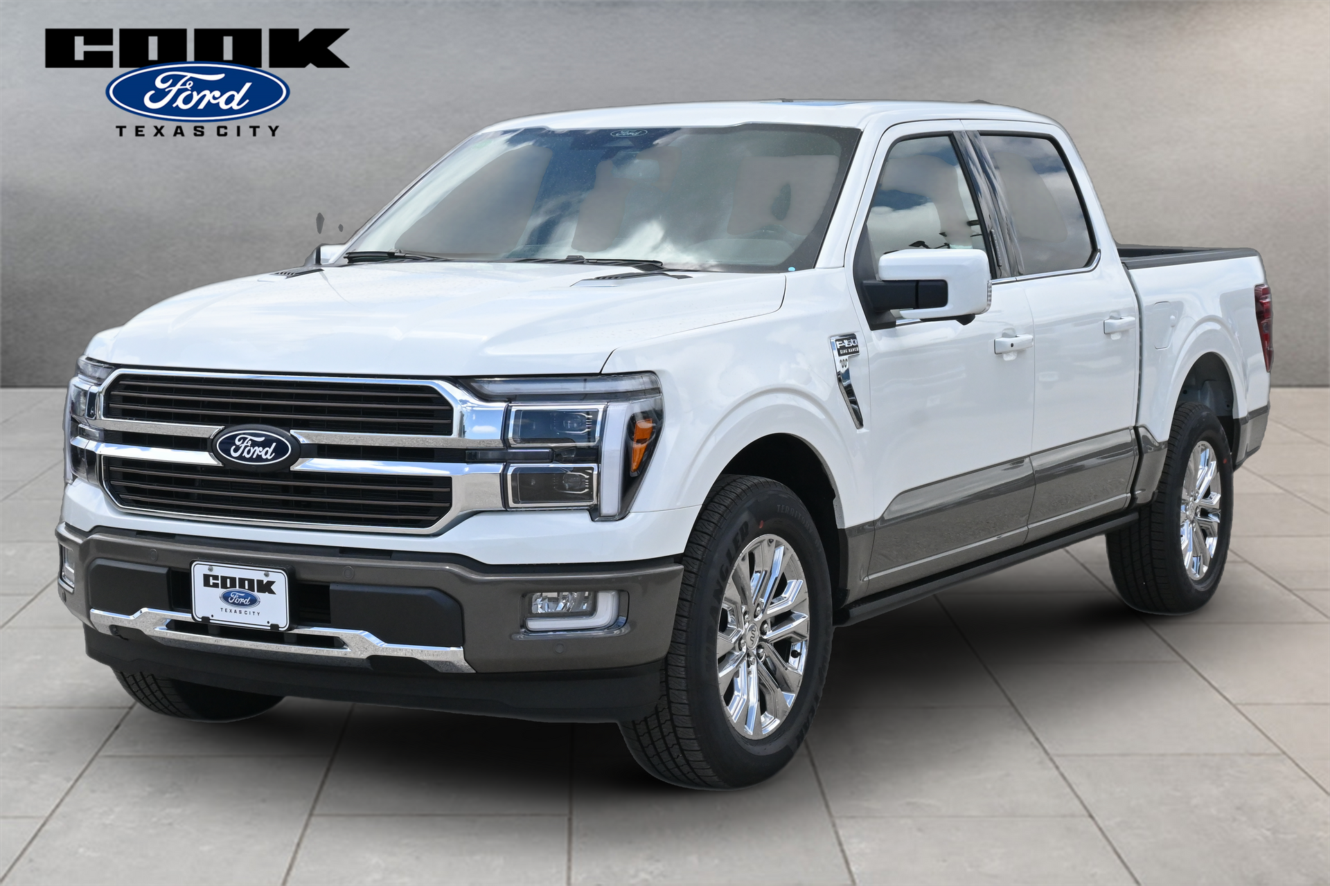 2026 Ford F-150 King Ranch White at Bayway Chrysler Dodge Jeep Ram